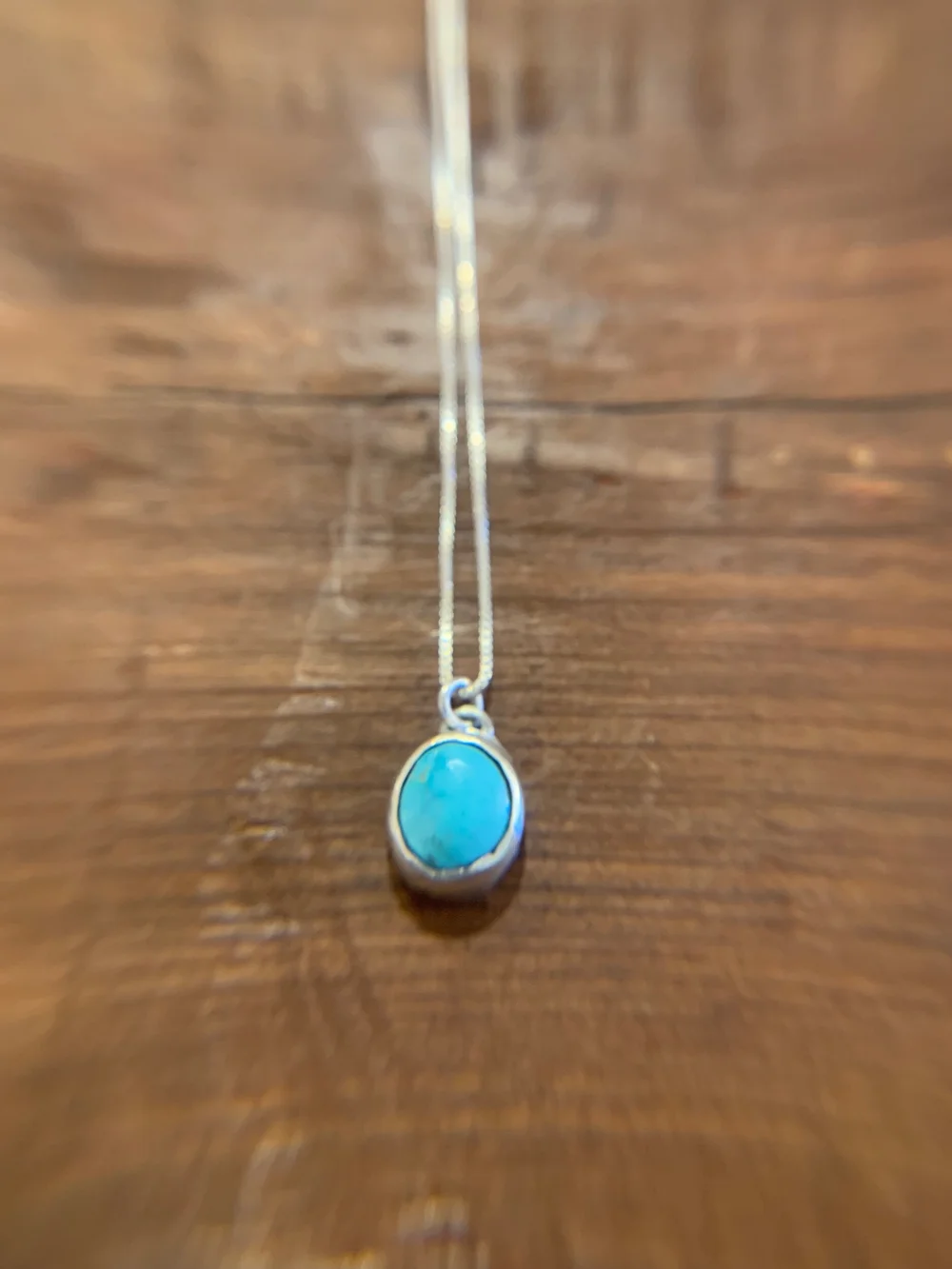 Sleeping Beauty Turquoise Pendant (Made To Order) — CLOVER B