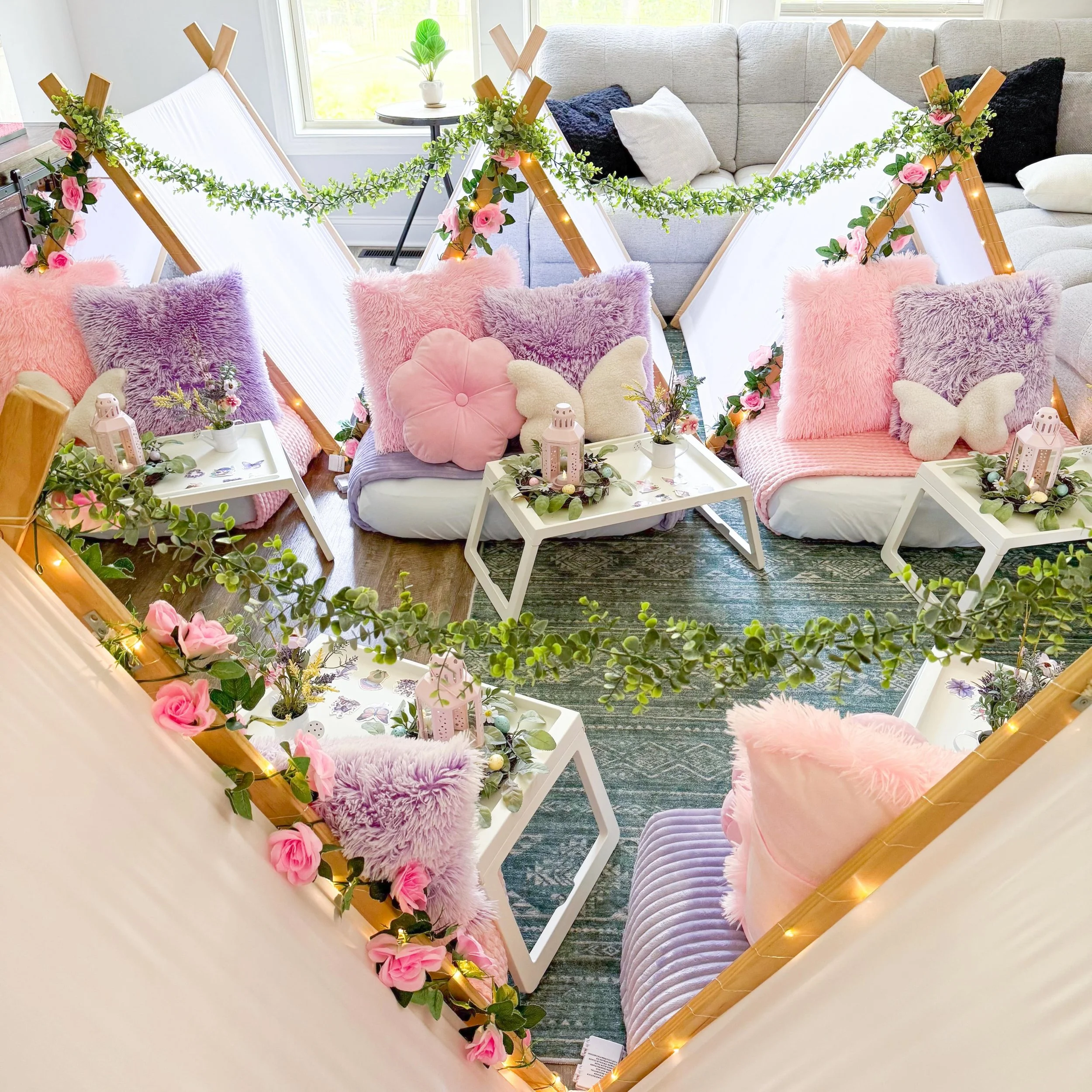 It&rsquo;s the little details that turn a party into an experience. ✨

The butterfly pillows.
The soft florals.
The twinkle lights.
The personalized sleepover spaces.

Each piece works together to create a celebration that feels magical from the mome