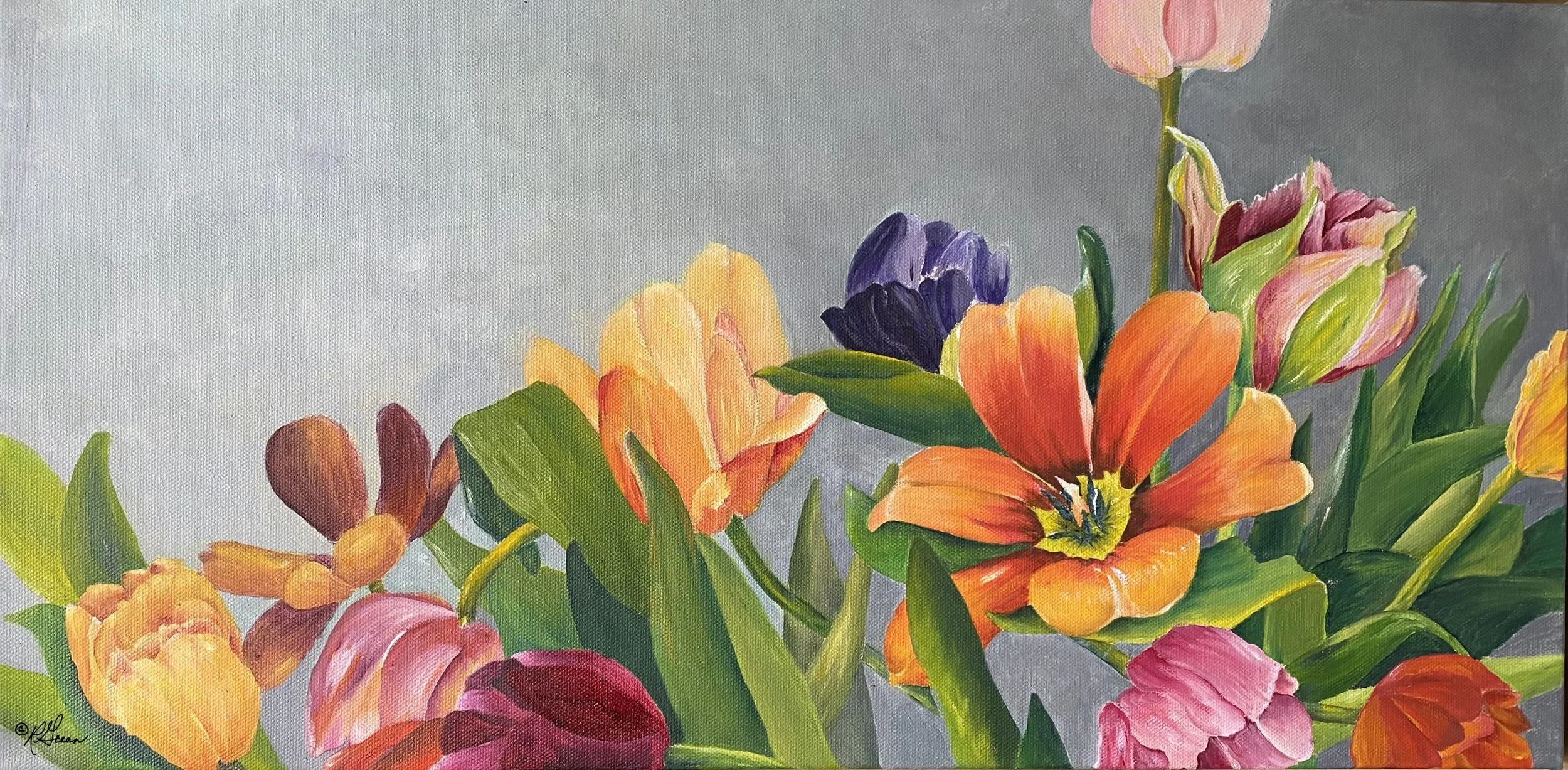 Companions / Oil / 12 x 24 / Floater Frame / $750