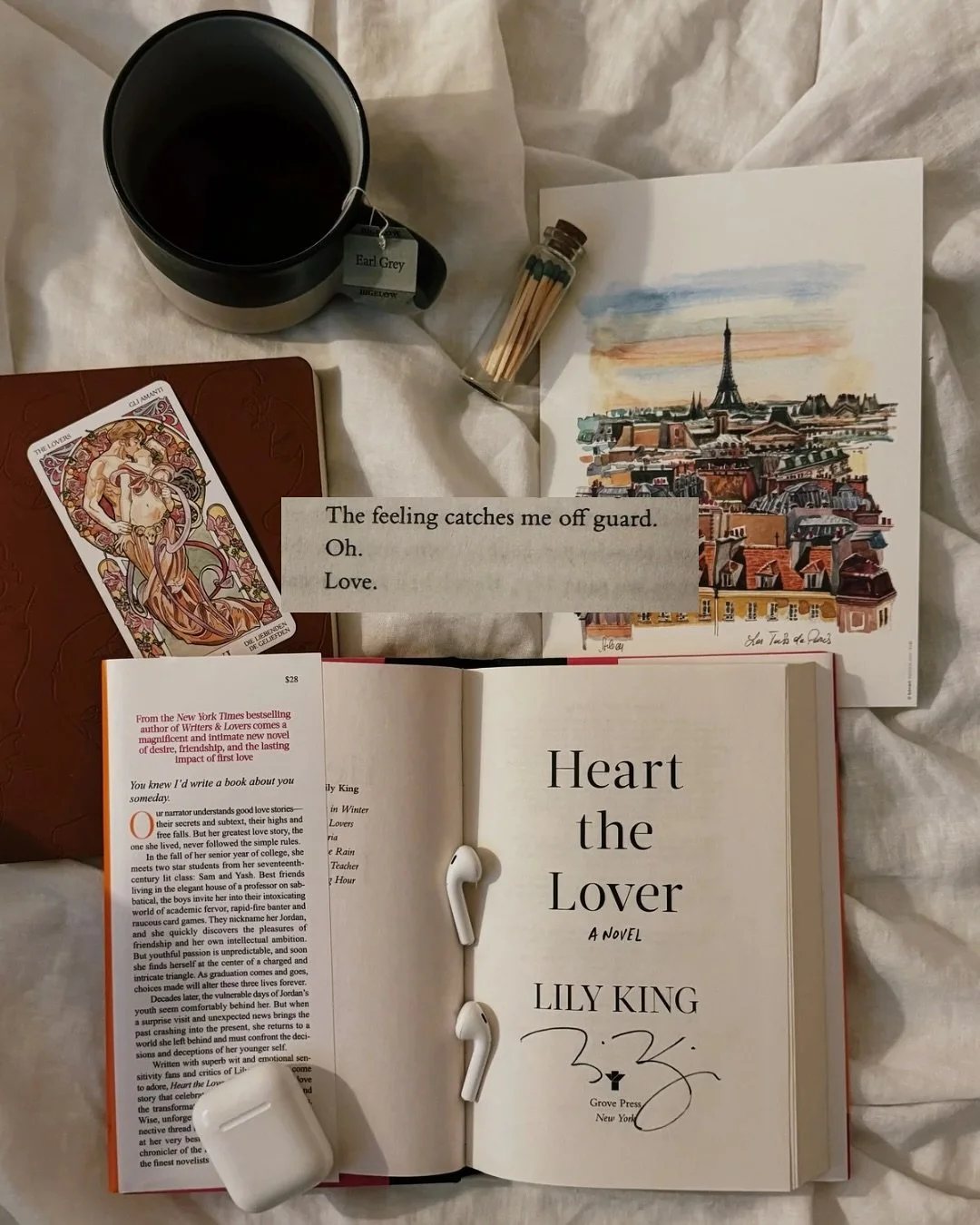 Still thinking about this book two weeks after I finished it, so I thought I&rsquo;d share some of my favorite lines from it. 

Lily King&rsquo;s Heart the Lover is not what I expected it to be. I wasn&rsquo;t sure what to expect because this was my 