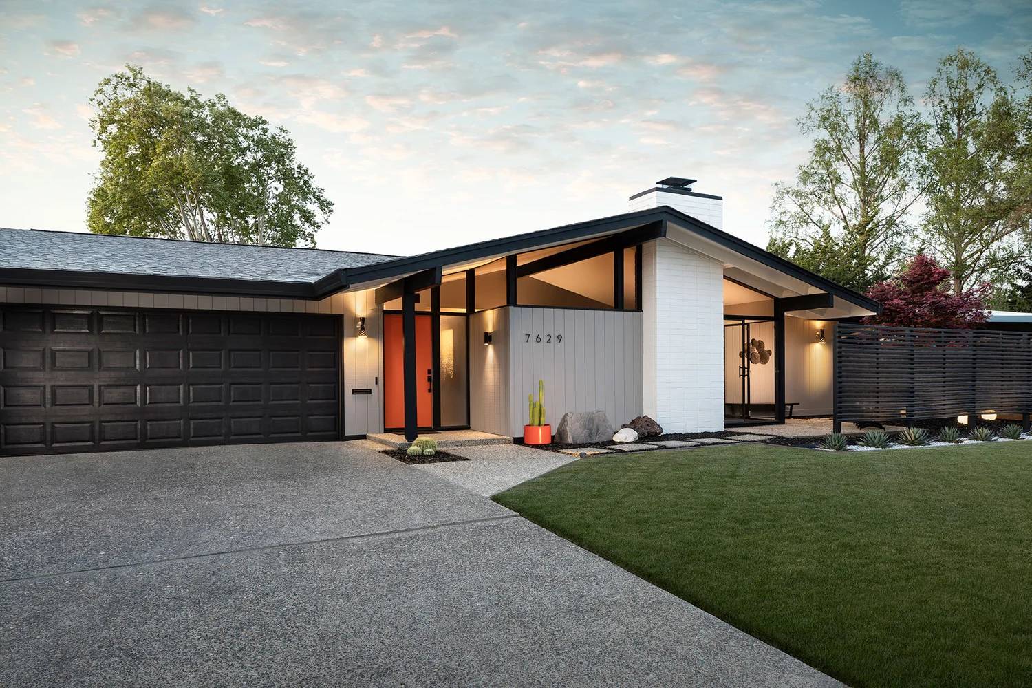 Mid Century Modern Home Exterior Paint Colors