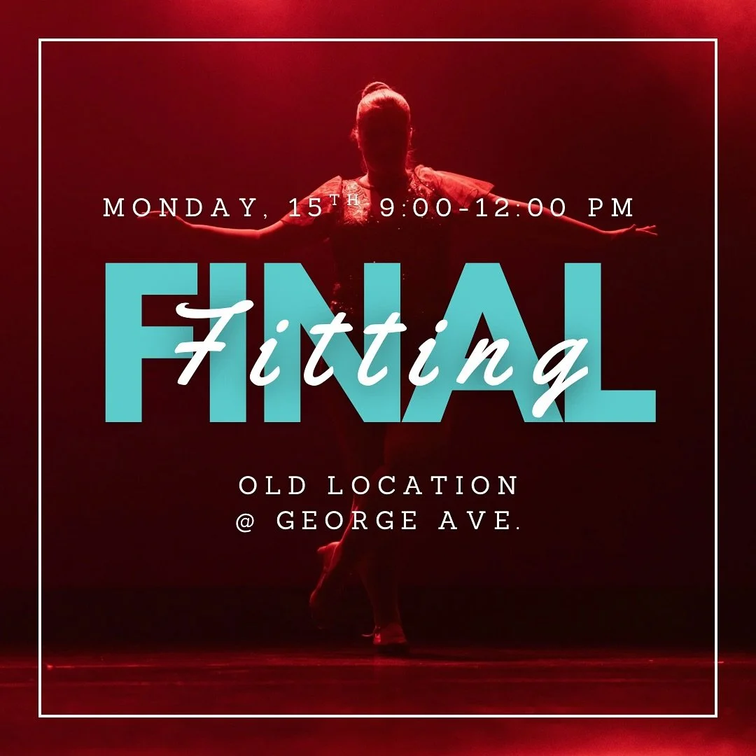 If you didn’t get a chance to make it to our Open House last Saturday, we will be doing one more fitting at the OLD LOCATION @ George Ave.
📆 Monday, 15th  between 9:00-12 pm. 
See you there!