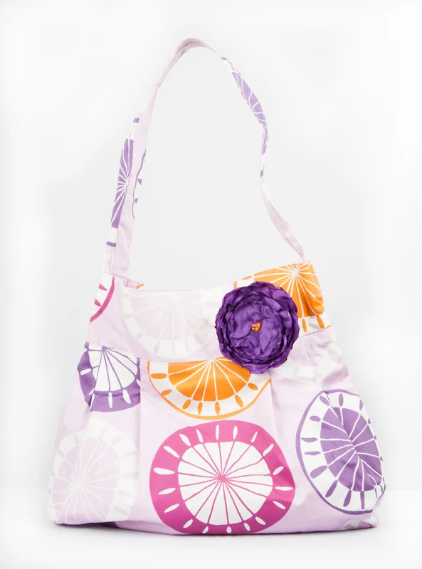 Lavender Citrus Pleated Purse