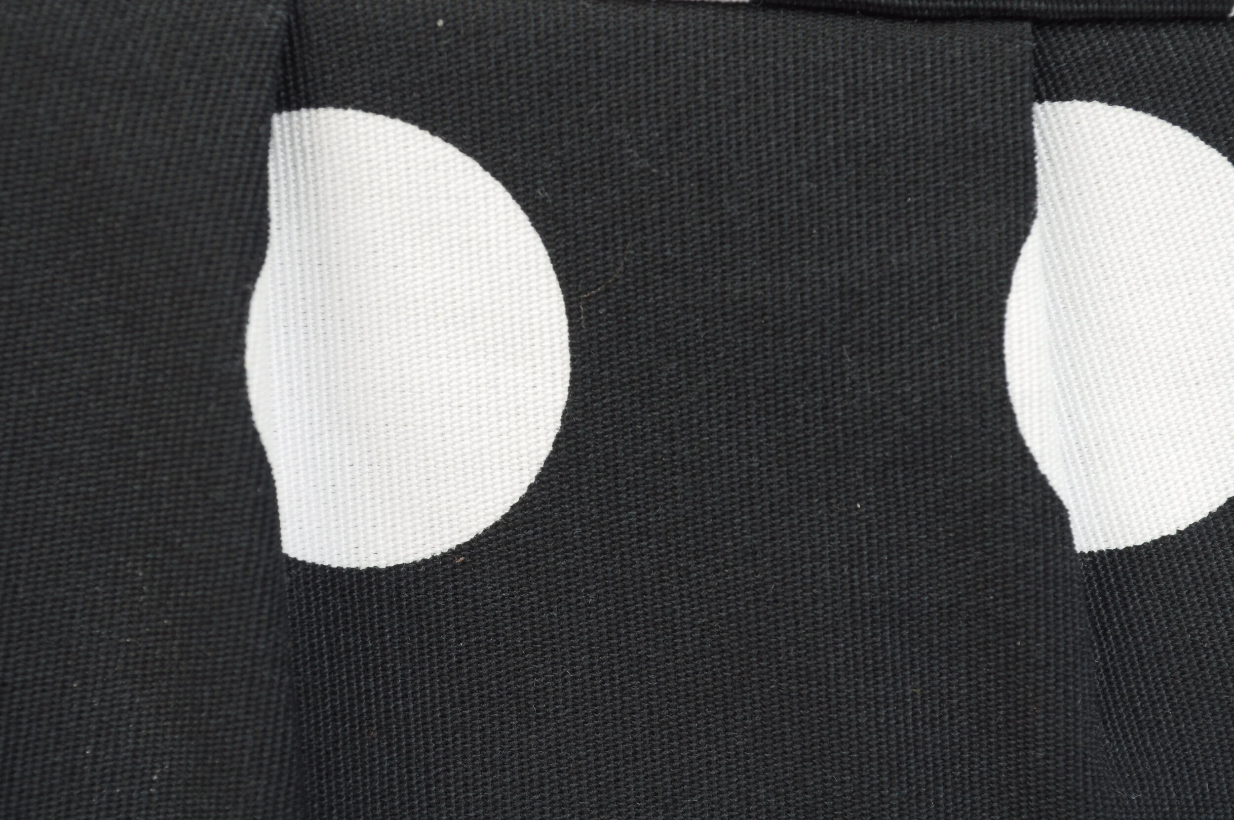 Polka-dot Black and White Pouch Fabric.JPG