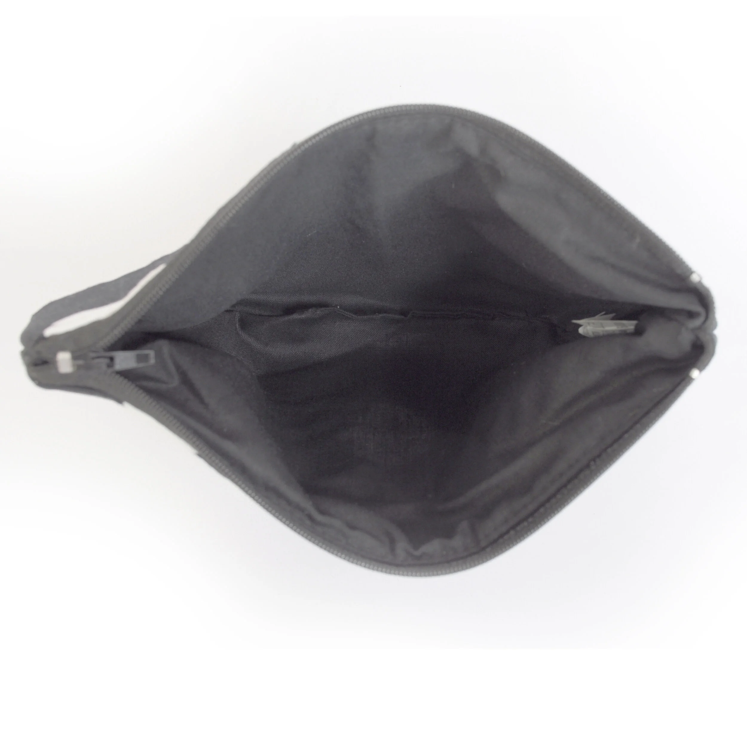 Polka-dot Black and White Pouch Interior 1x1.jpg