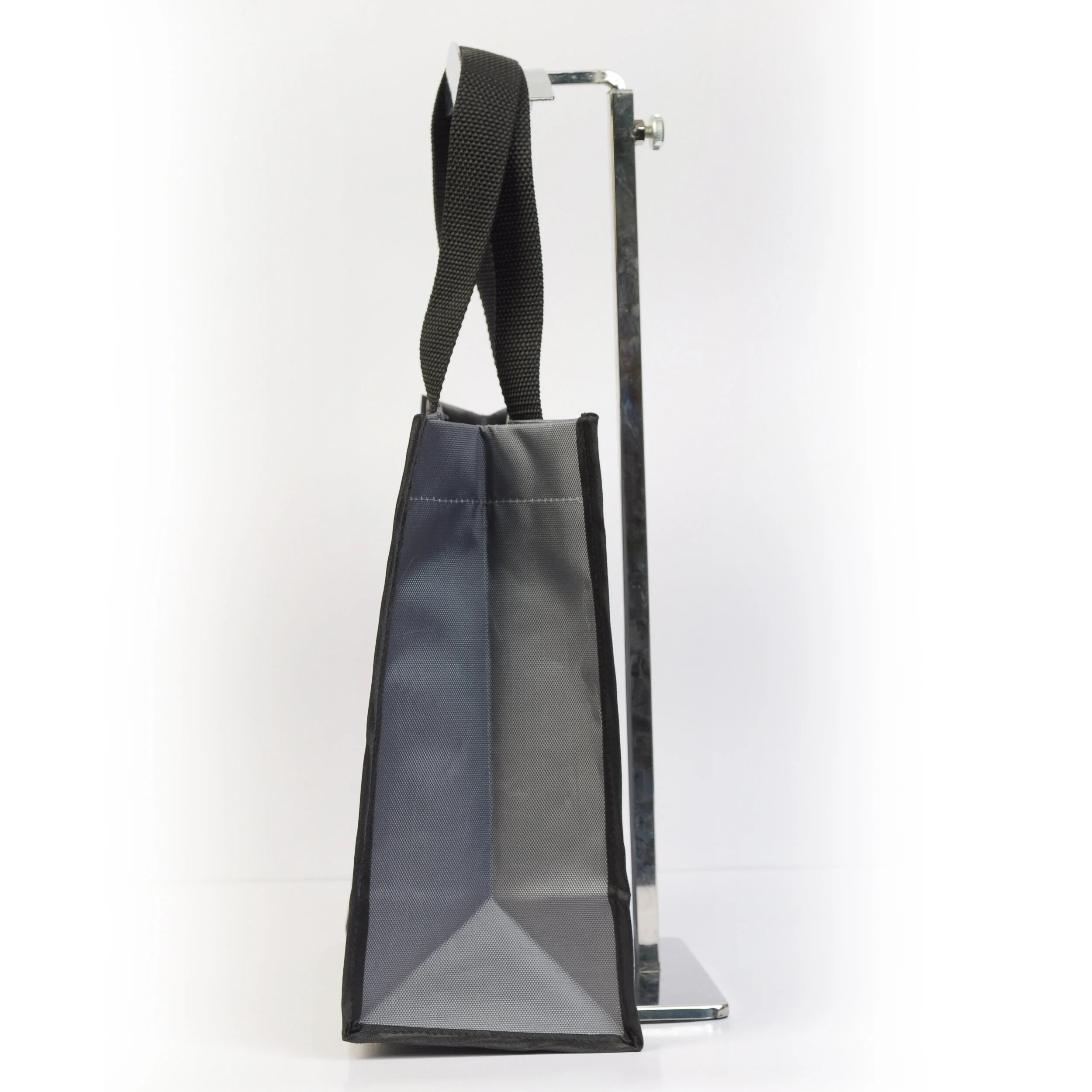 Silver Black Gecko Ball Tiny Tote Side 1x1.jpg