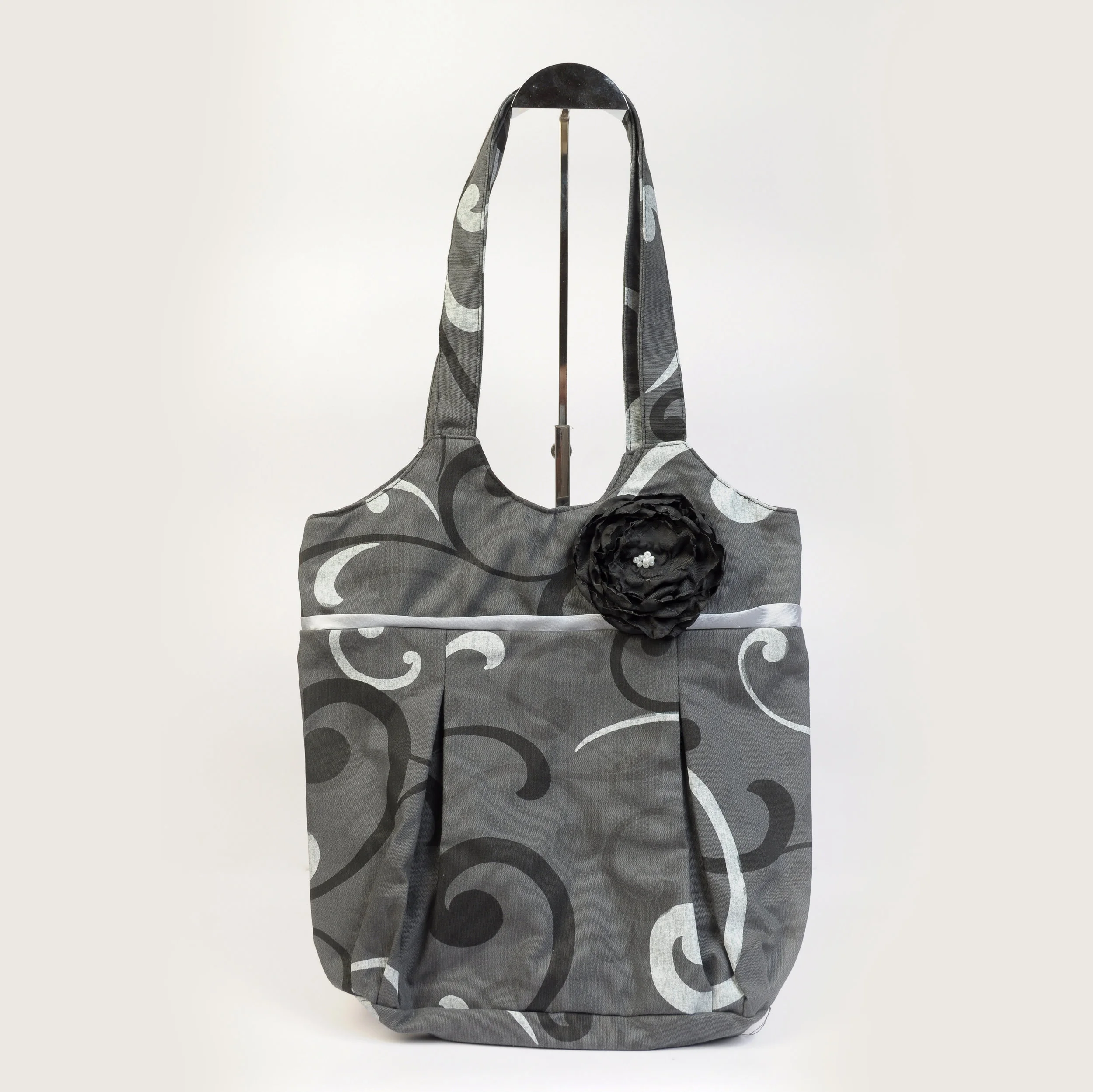Filigree Grey Princess Purse
