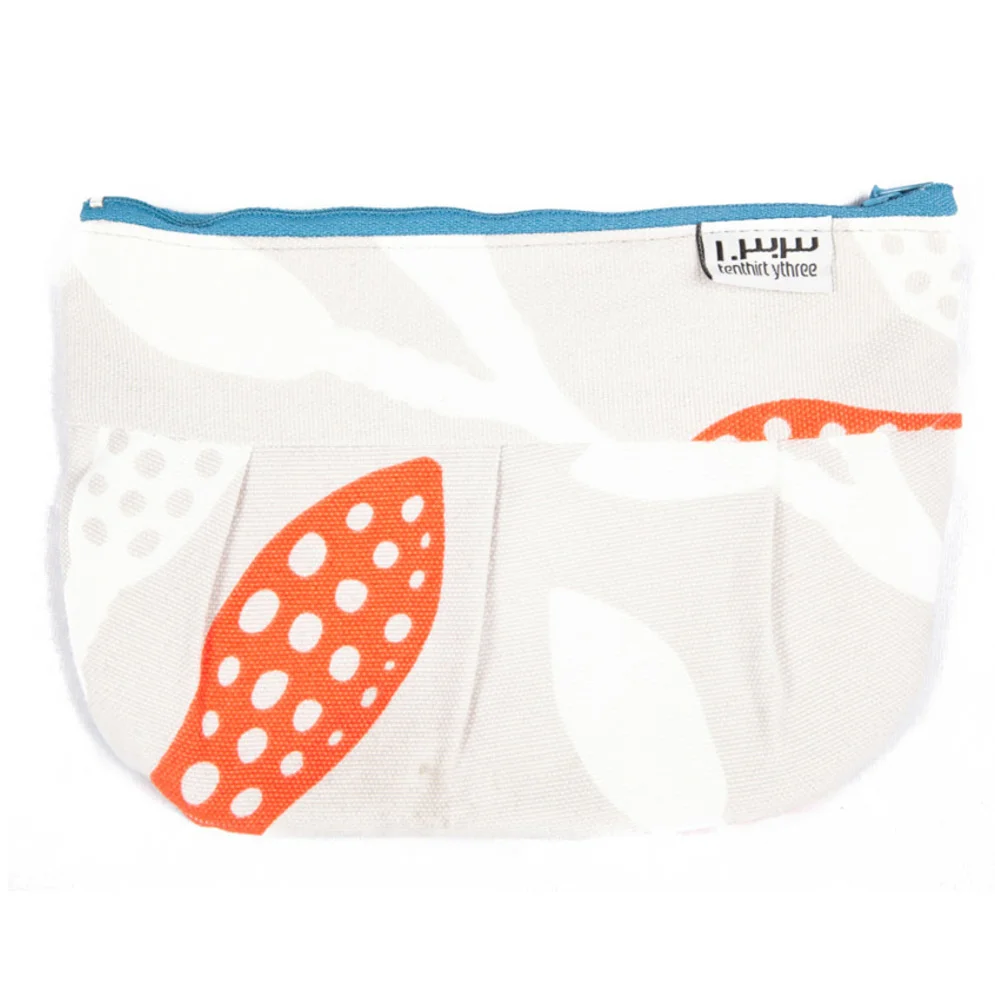 Grey Teardrop 
Pouch