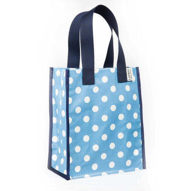 Blue Polka-dot Power Tiny Tote