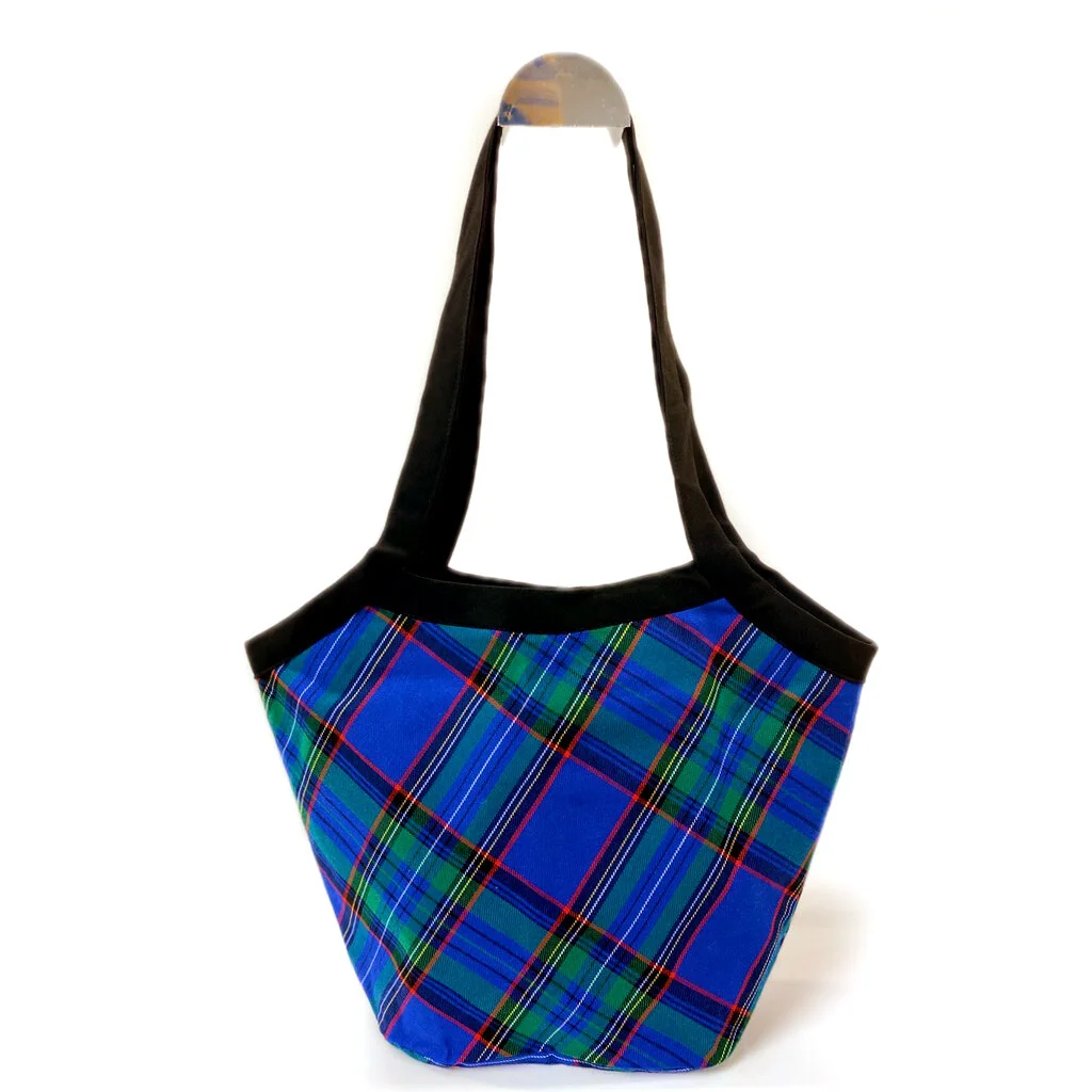 Blue Plaid Mommy and Me Bag
