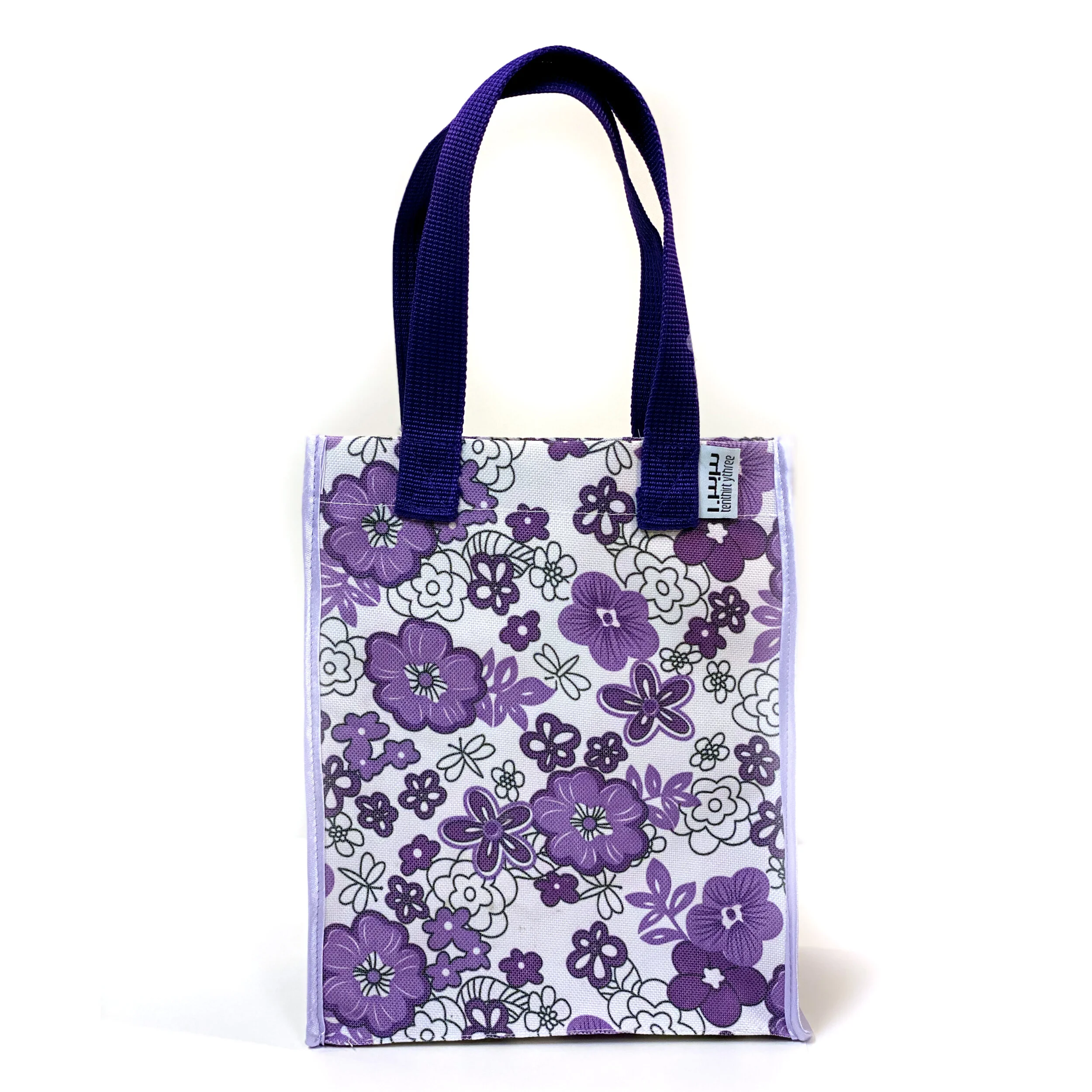 Purple Poppy Tiny Tote