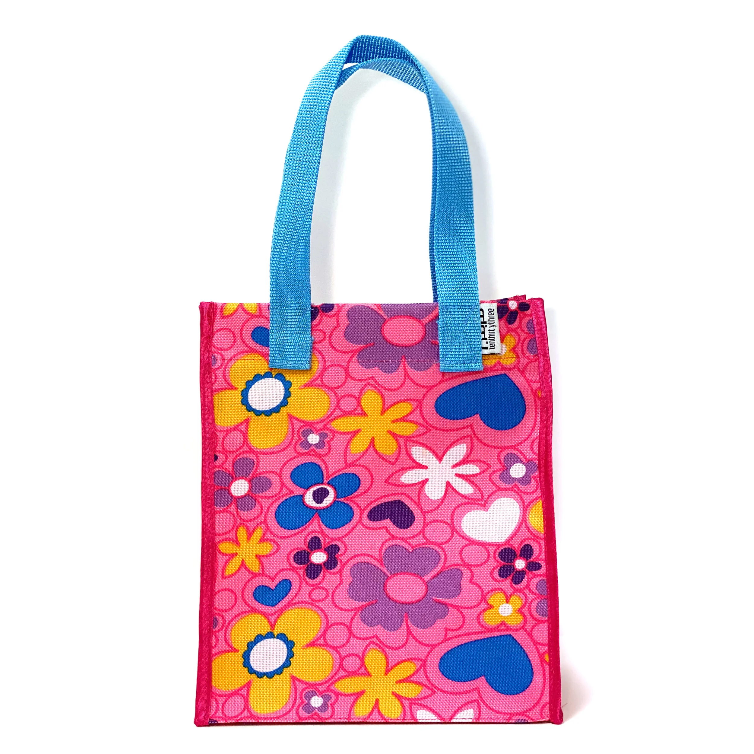 Girly Tiny Tote Light Blue Strap