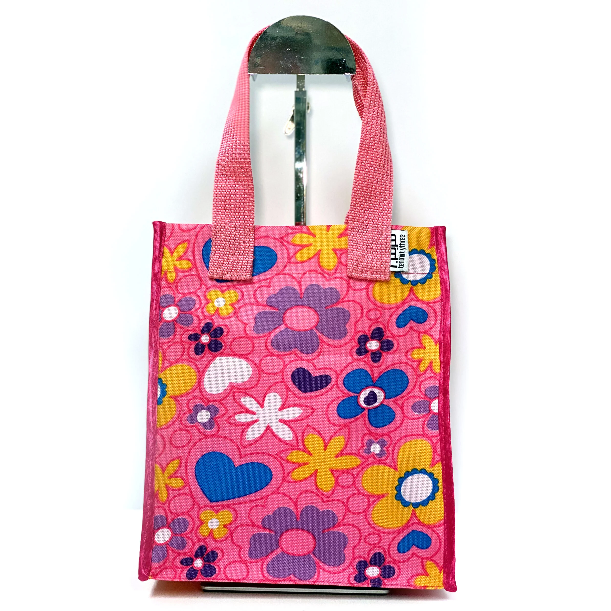Girly Tiny Tote Pink Strap