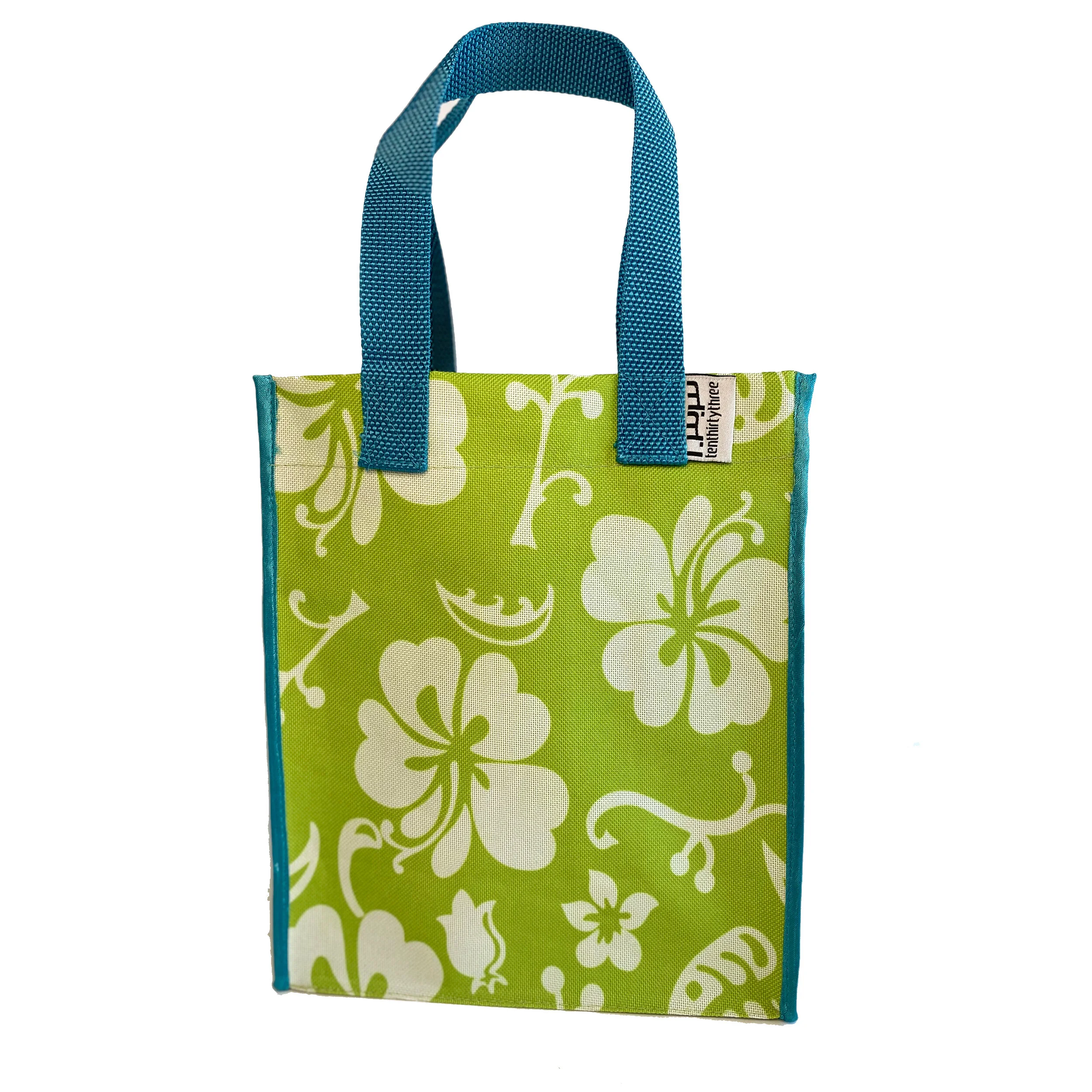 Aloha Key Lime Light Blue Strap Tiny Tote 1.jpg