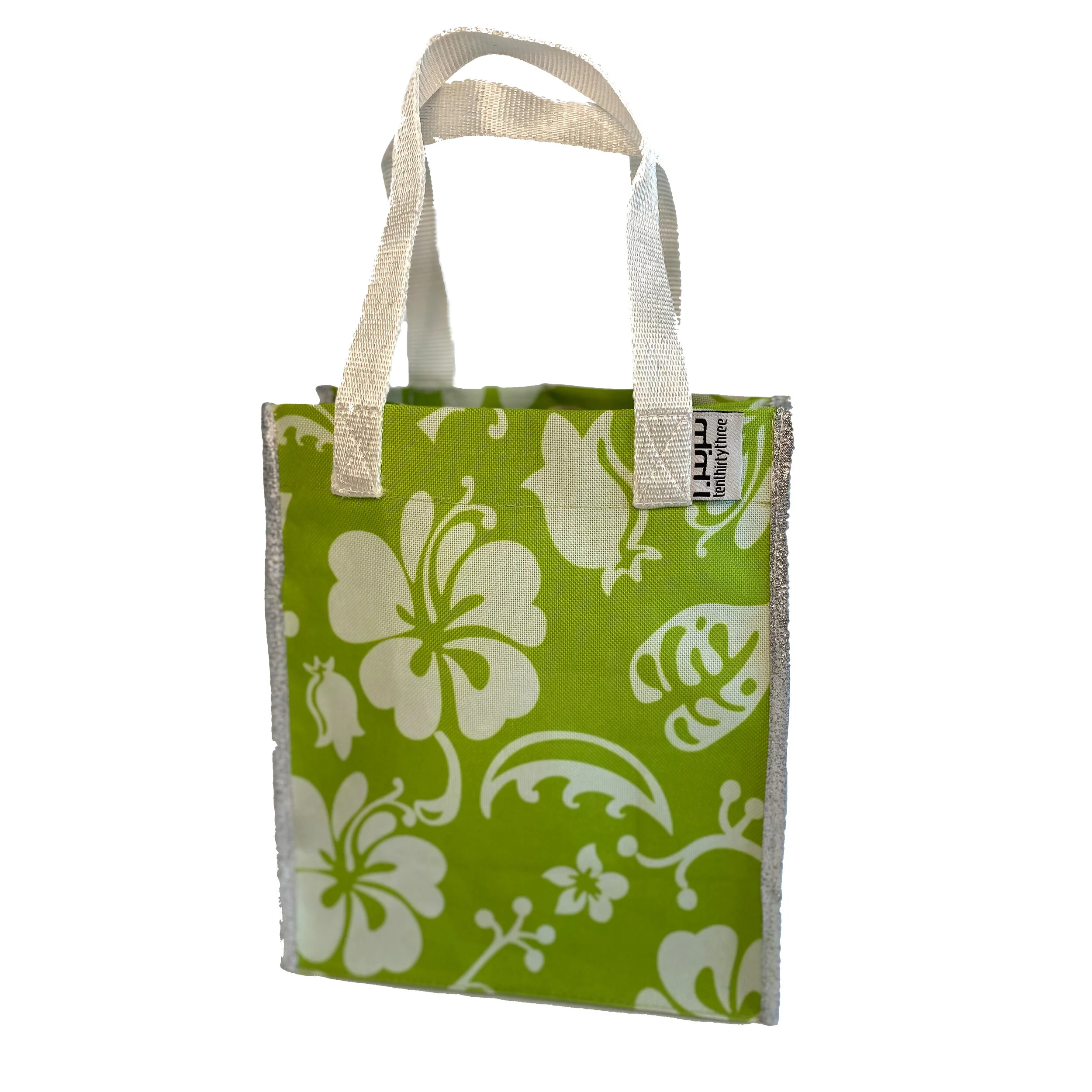 Aloha Key Lime 
Tiny Tote
Sparkle Strap and Bias