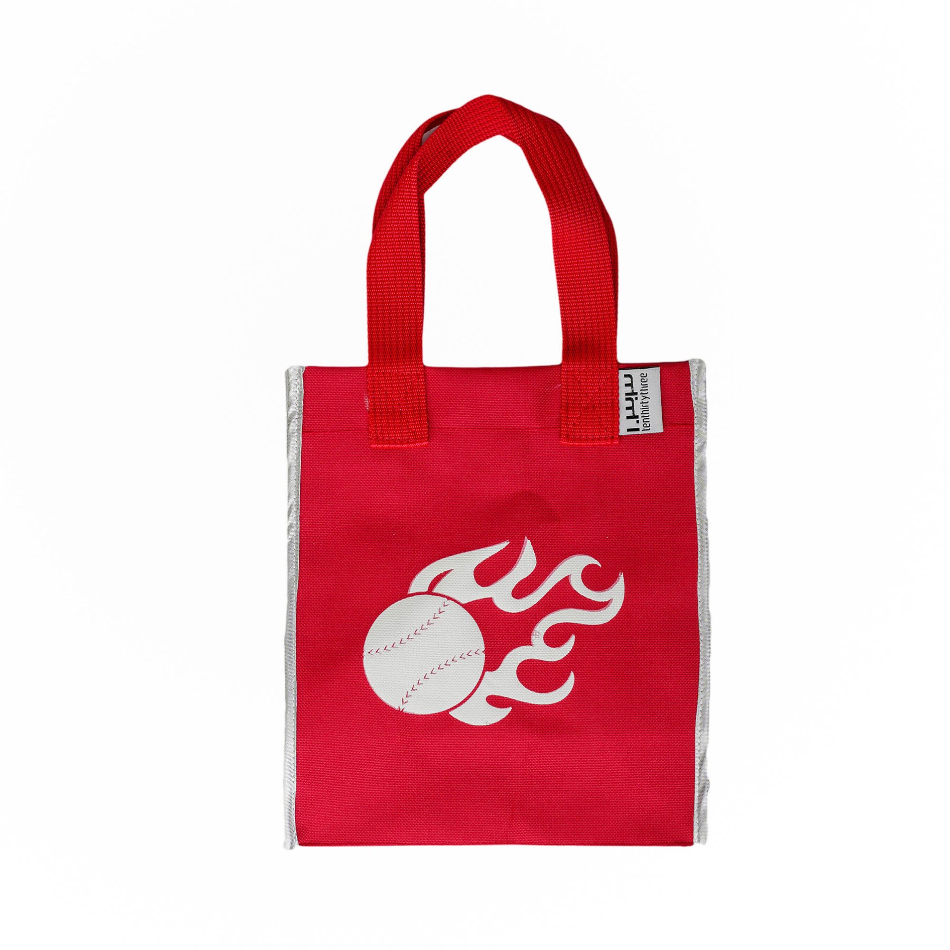 Red Baseball Tiny Tote
