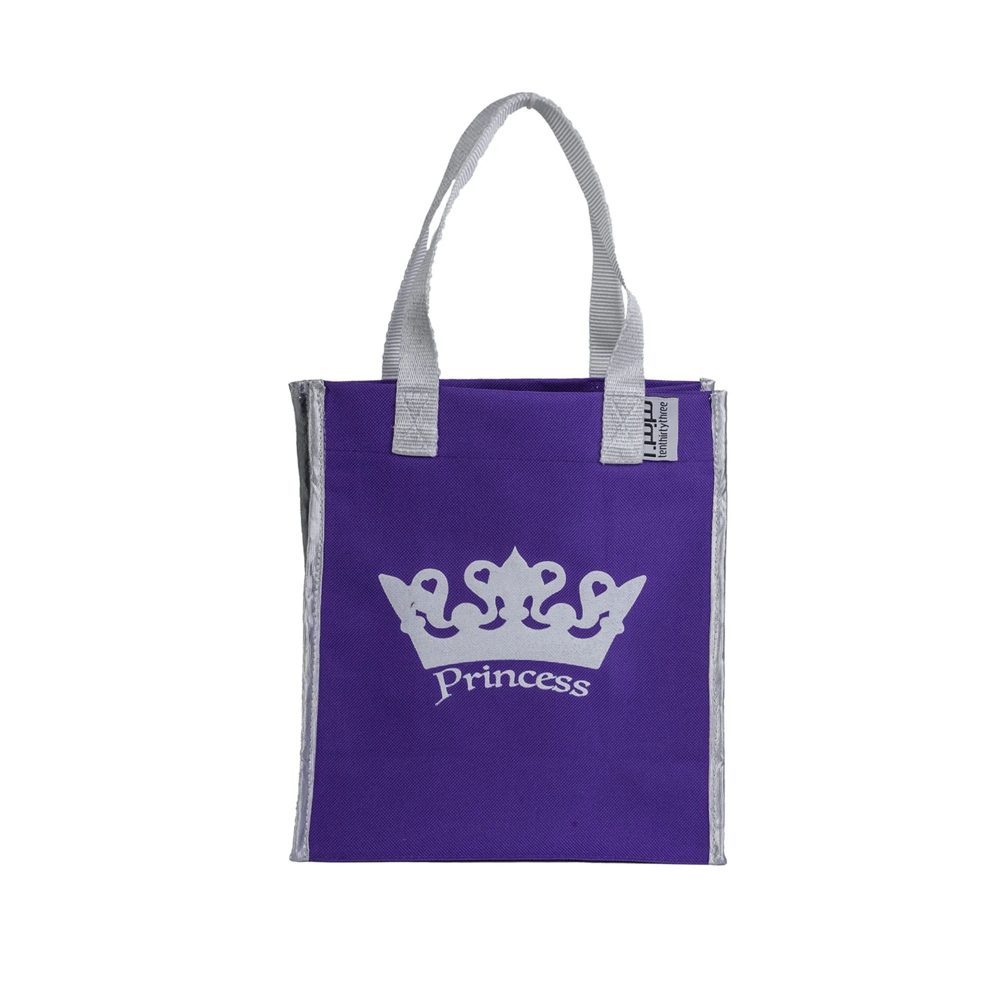 Purple Princess Tiny Tote sparkle strap