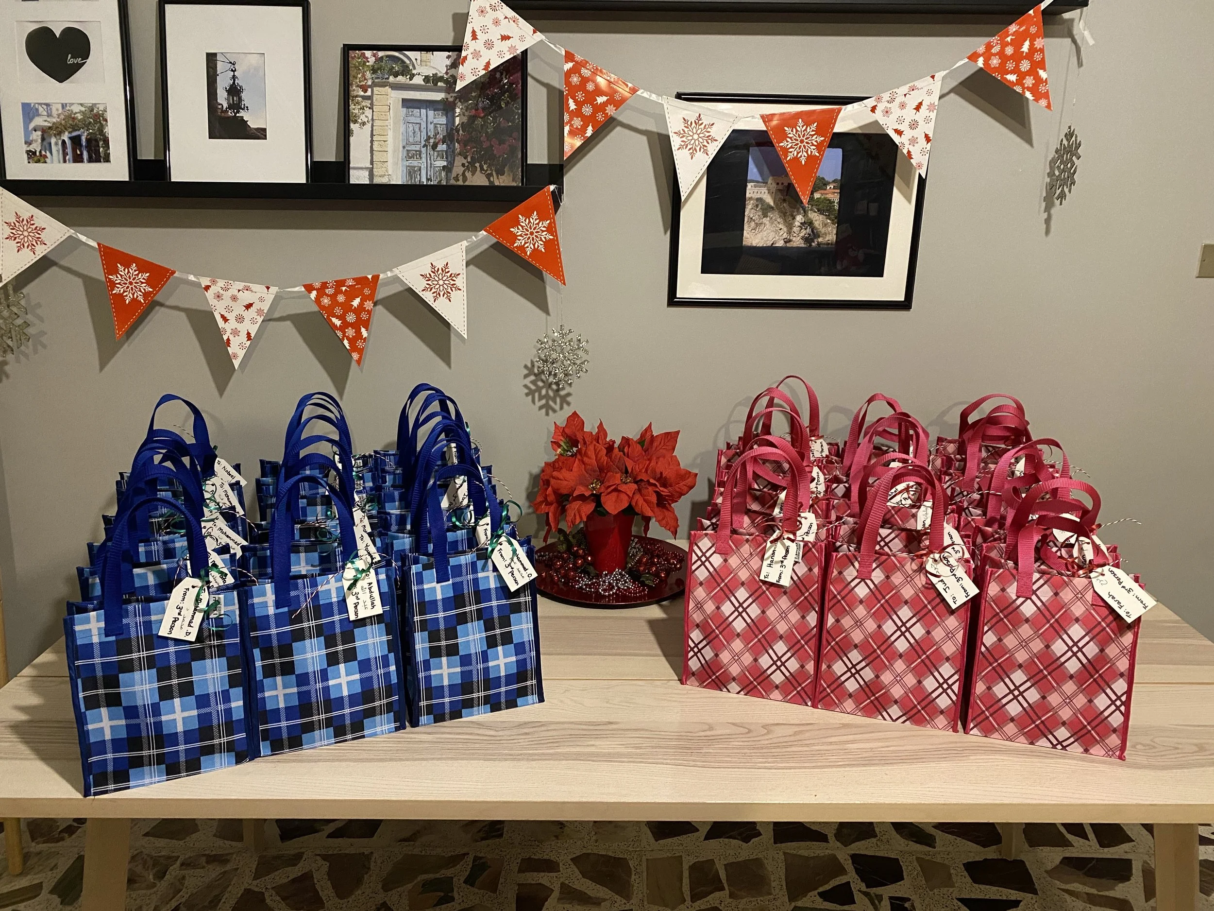 The Bags are ready!! 