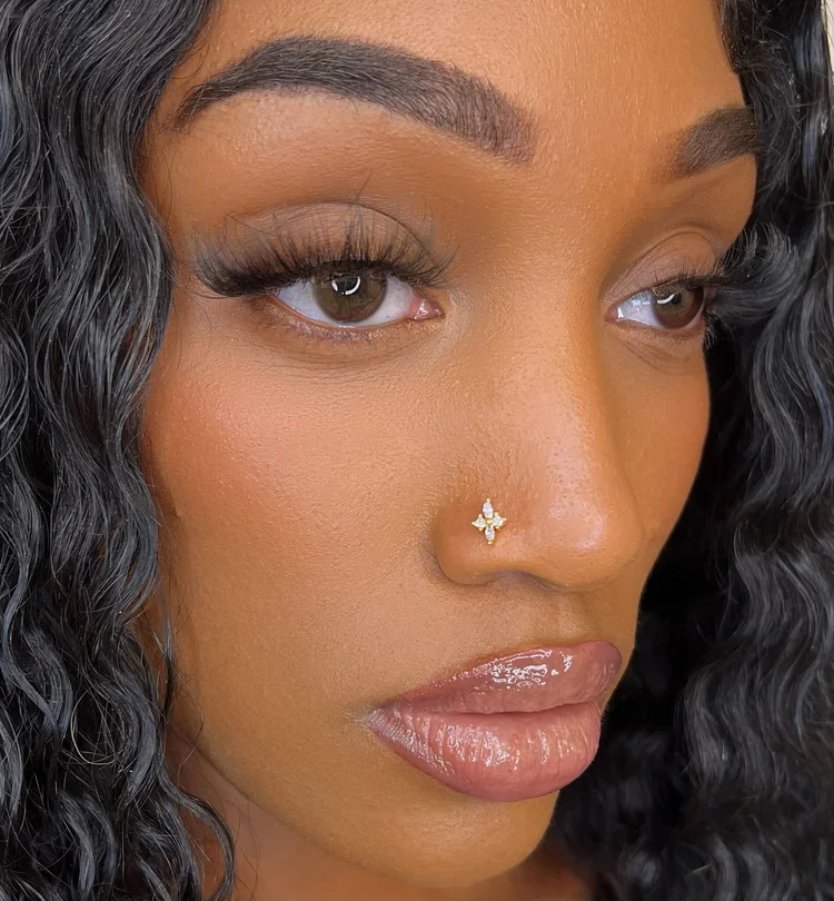 Sparkly nose ring best sale