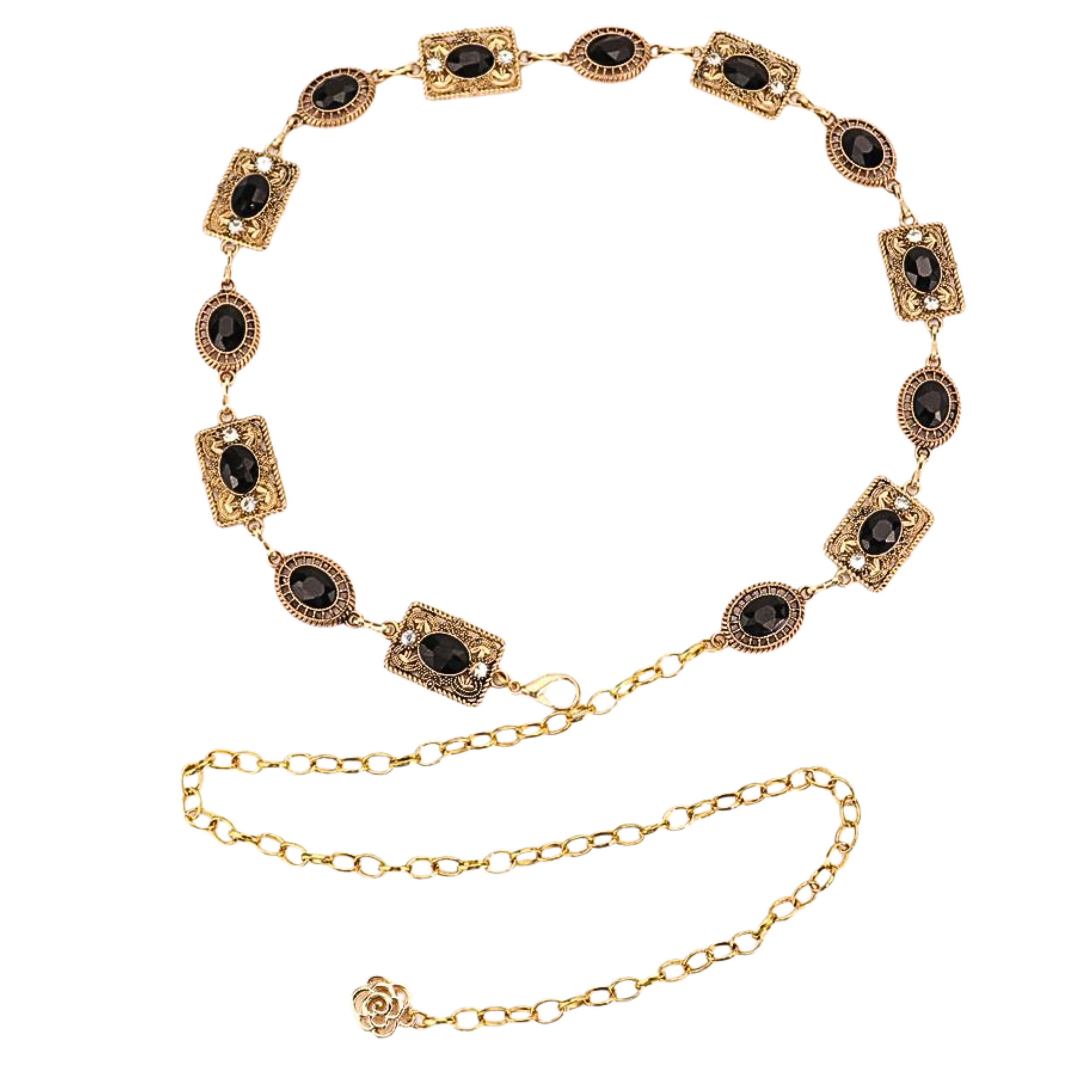 415 Black Crystal Chain Belt.png