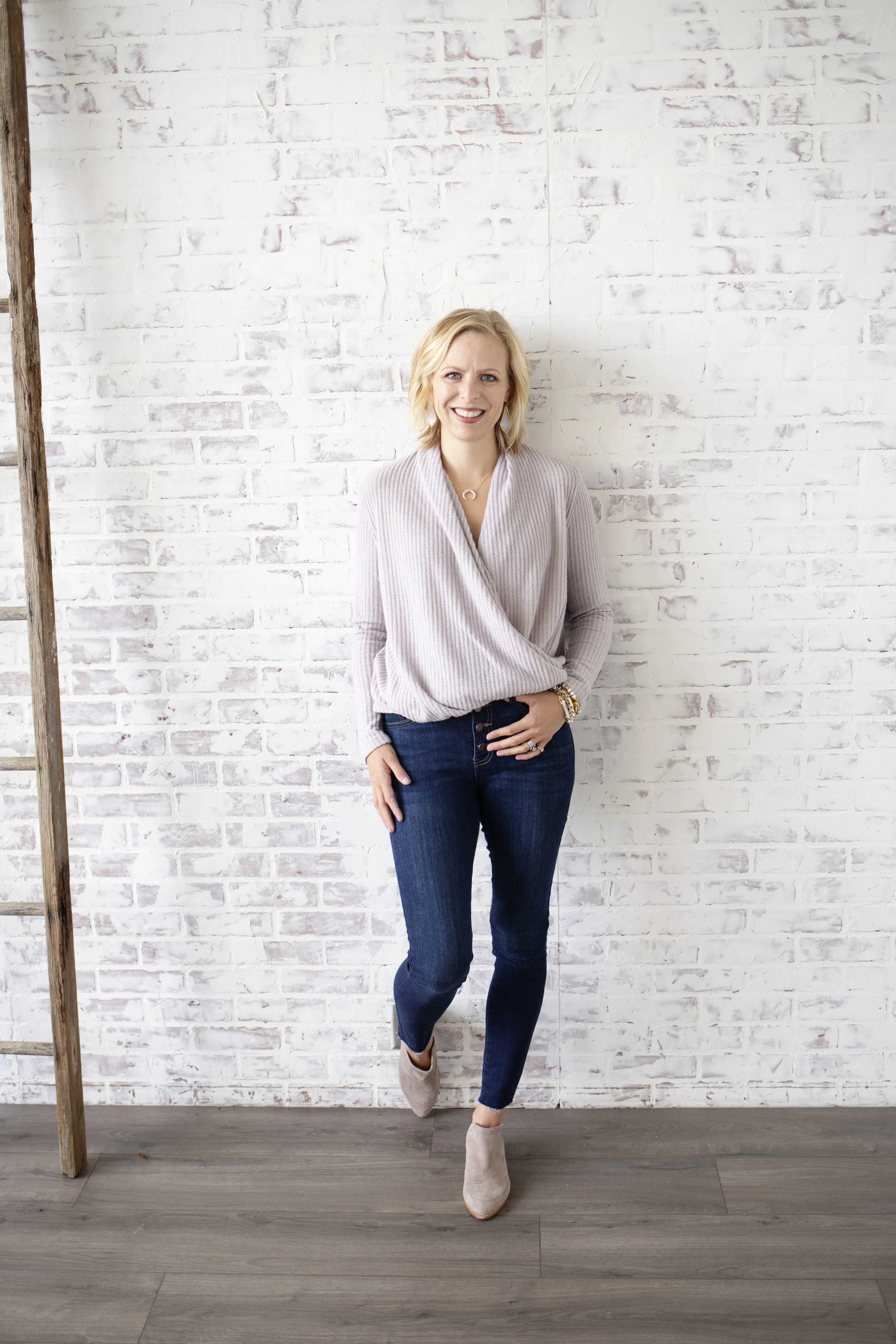 sweater & jeans c/o C. Ella Boutique