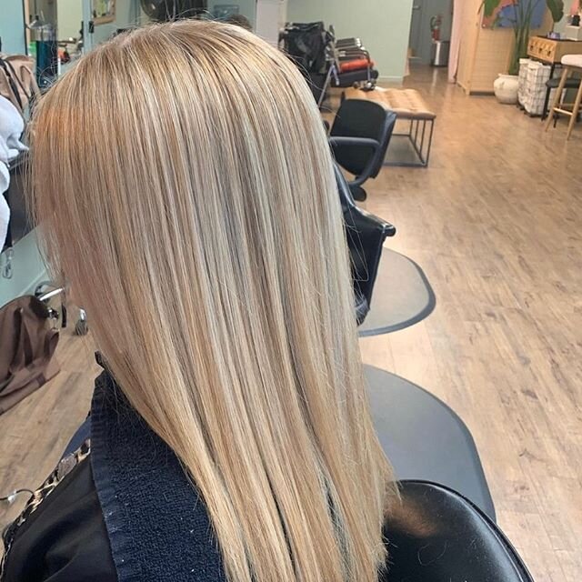 Beautiful blonde hair by Tracey