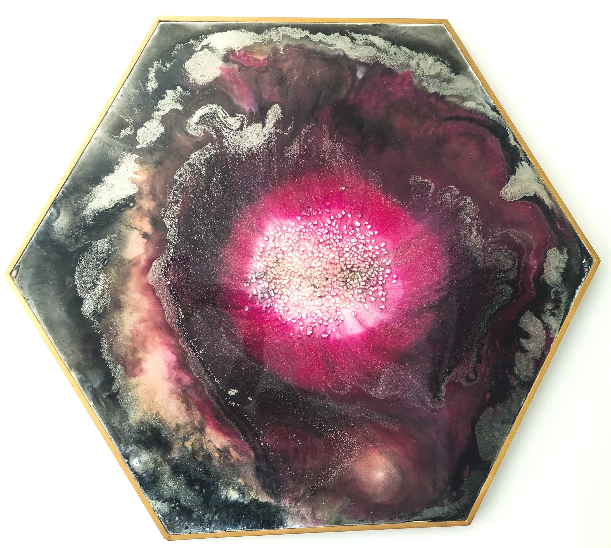 Geo Resin Wall art