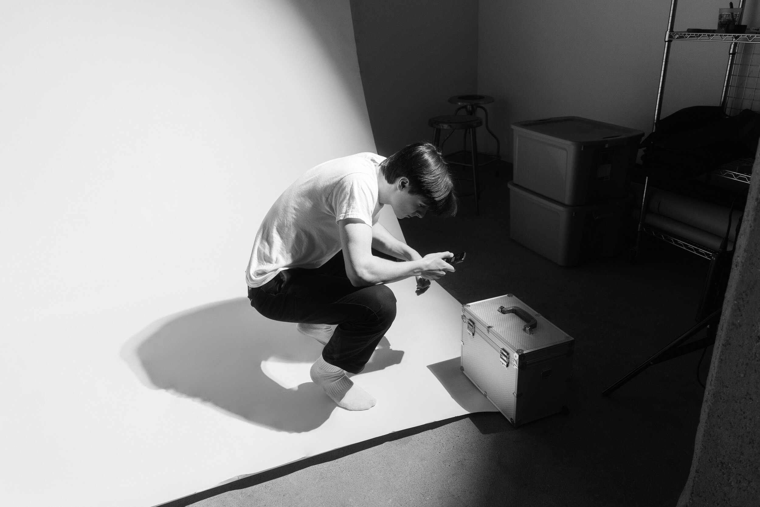 Untitled (Jack between takes)