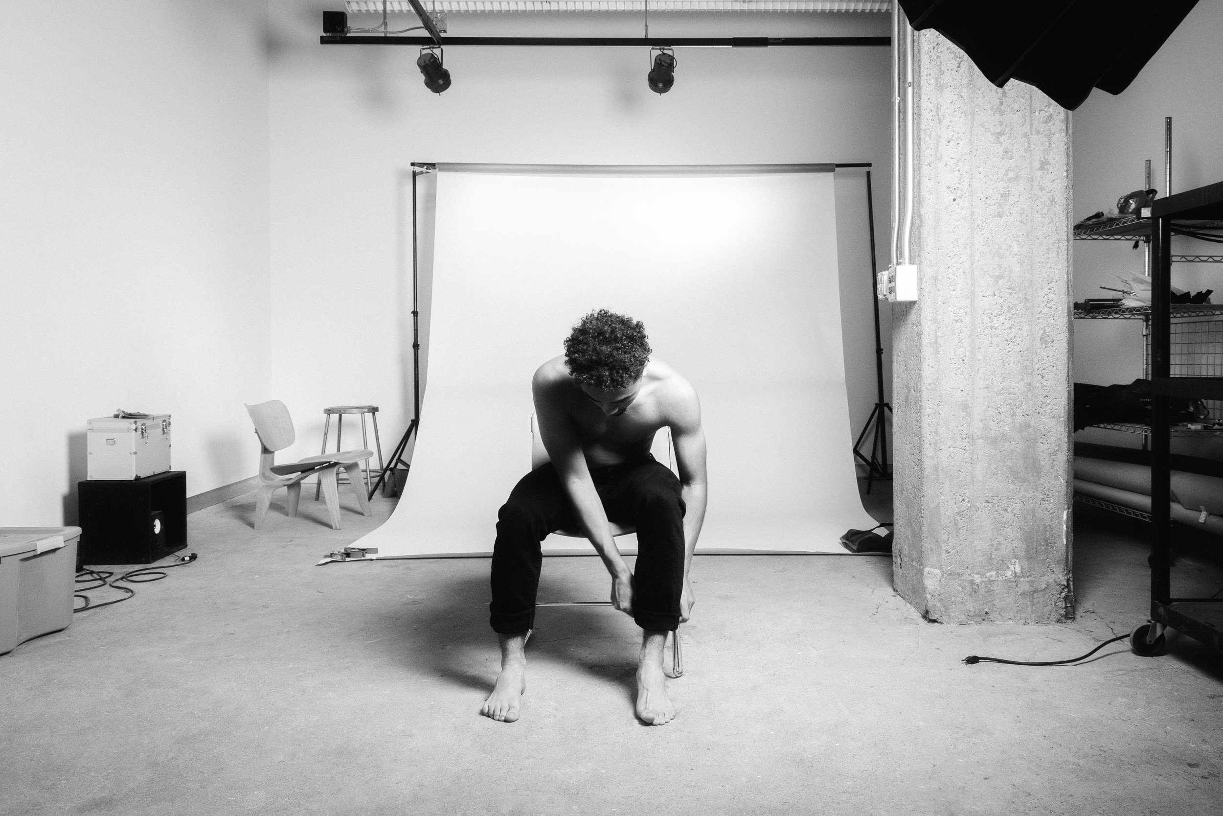 Untitled (Chris between takes)