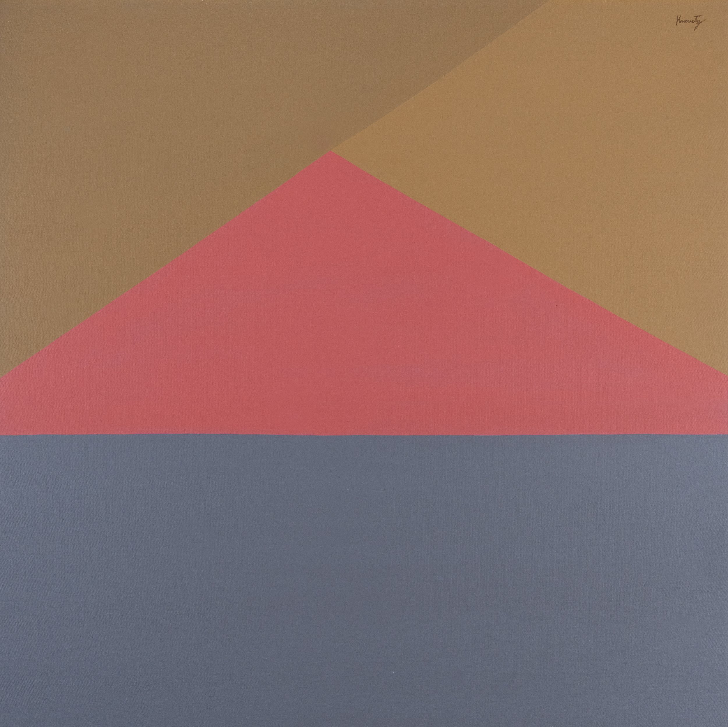 High Point II, 1985, acrylic on canvas, 36x36 inches