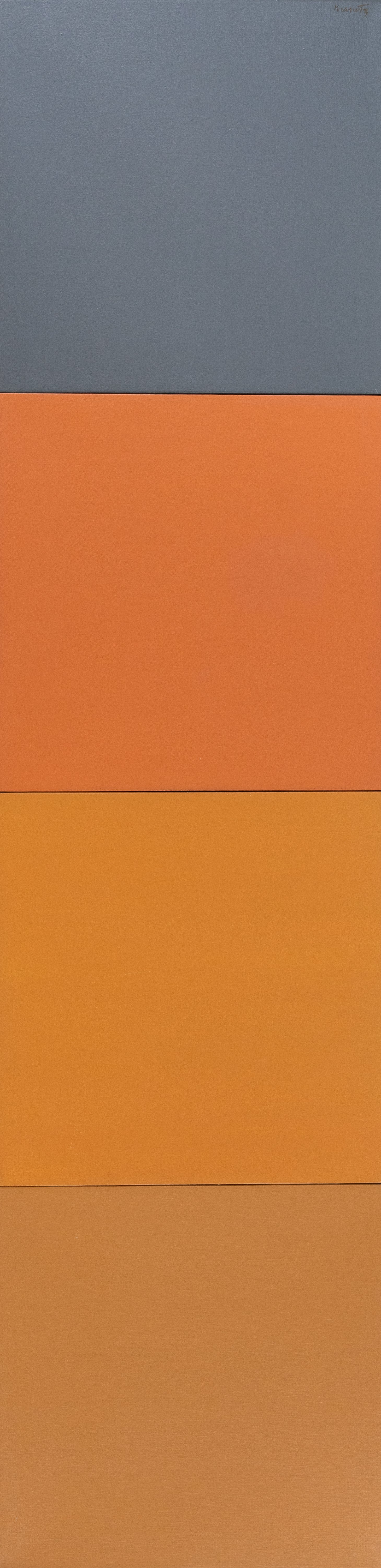 Canyon Colors II, 1971, acrylic on canvas, 77x19.5 inches