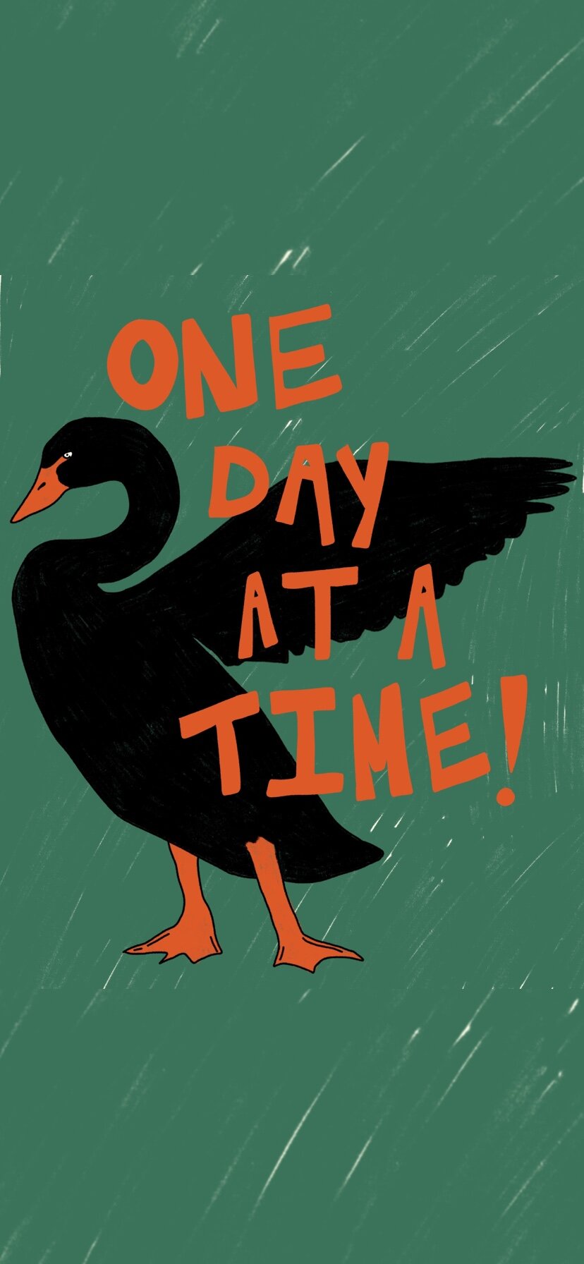 Iphone Wallpaper (One Day at a Time) — fiorenza art