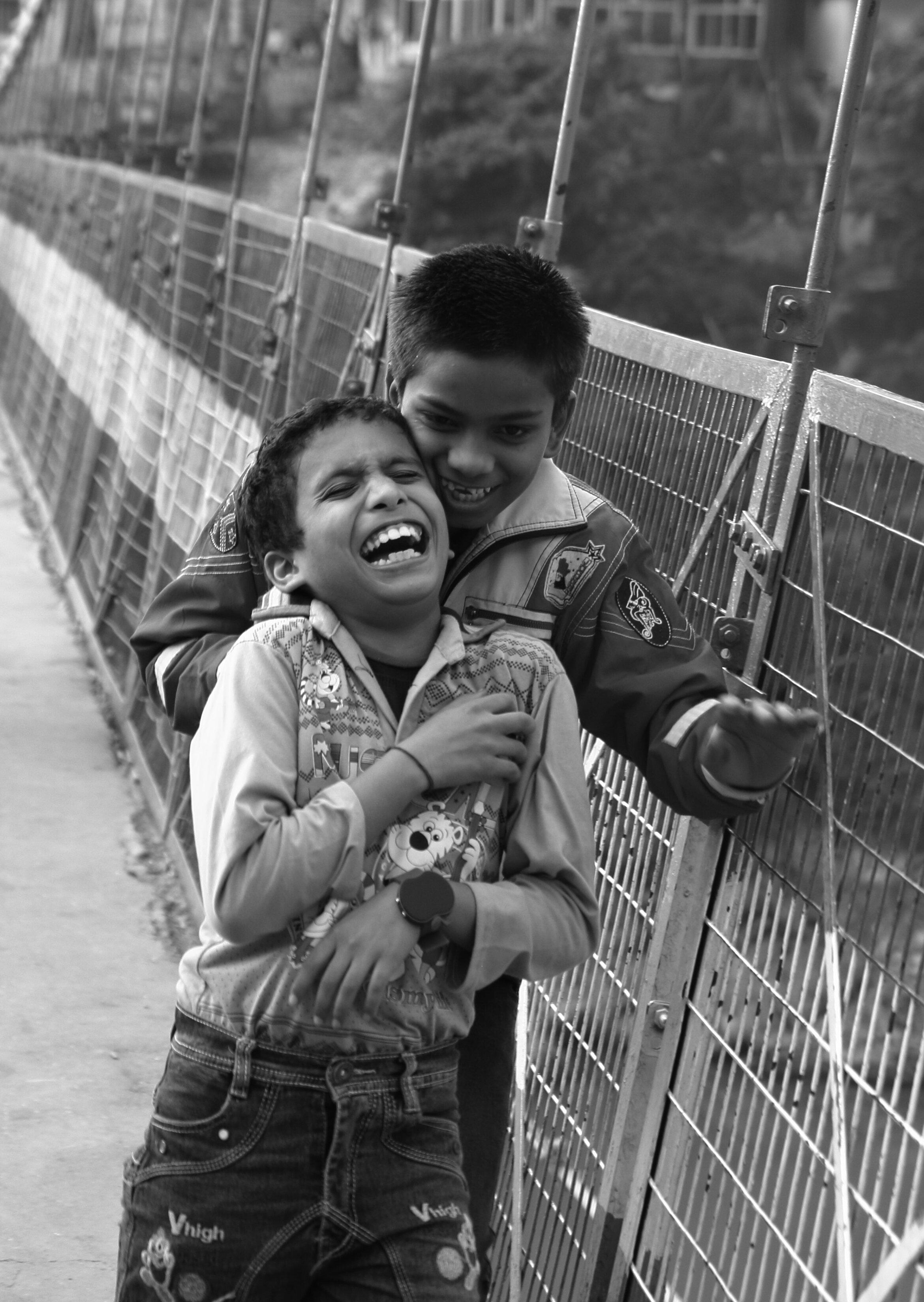 Bridge giggles - India