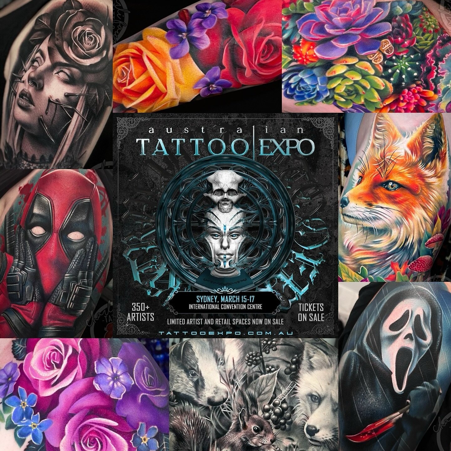 Heyo! I&rsquo;ll be tattooing at my first expo in 4 years!
I&rsquo;m so excited to be joining the artists attending the @austattooexpo in Sydney 15-17 March. 

I currently have the Friday and Sunday available to tattoo. If you&rsquo;re interested in 