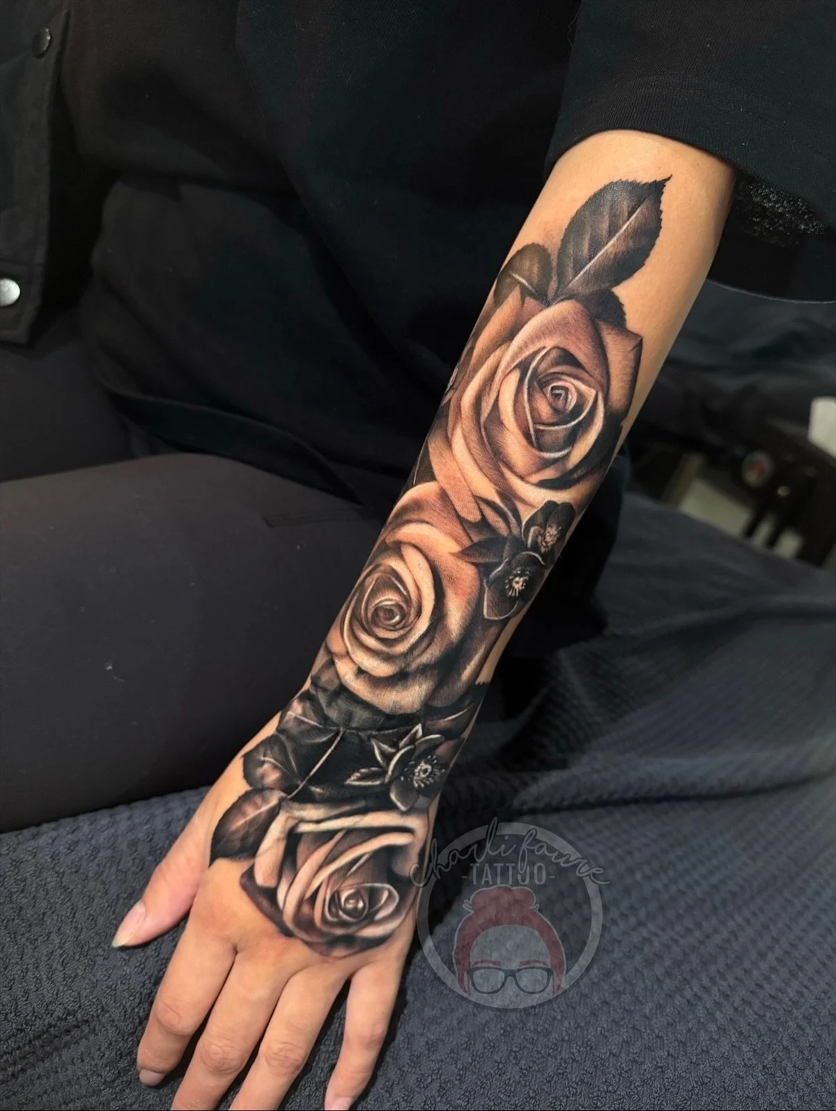 This was possibly the trickiest cover up I&rsquo;ve taken on. Thank you Connie for trusting me with the project for you! The original tattoo was 20 years old and had one laser session on it 20 years ago which left her with thick scarring for whatever