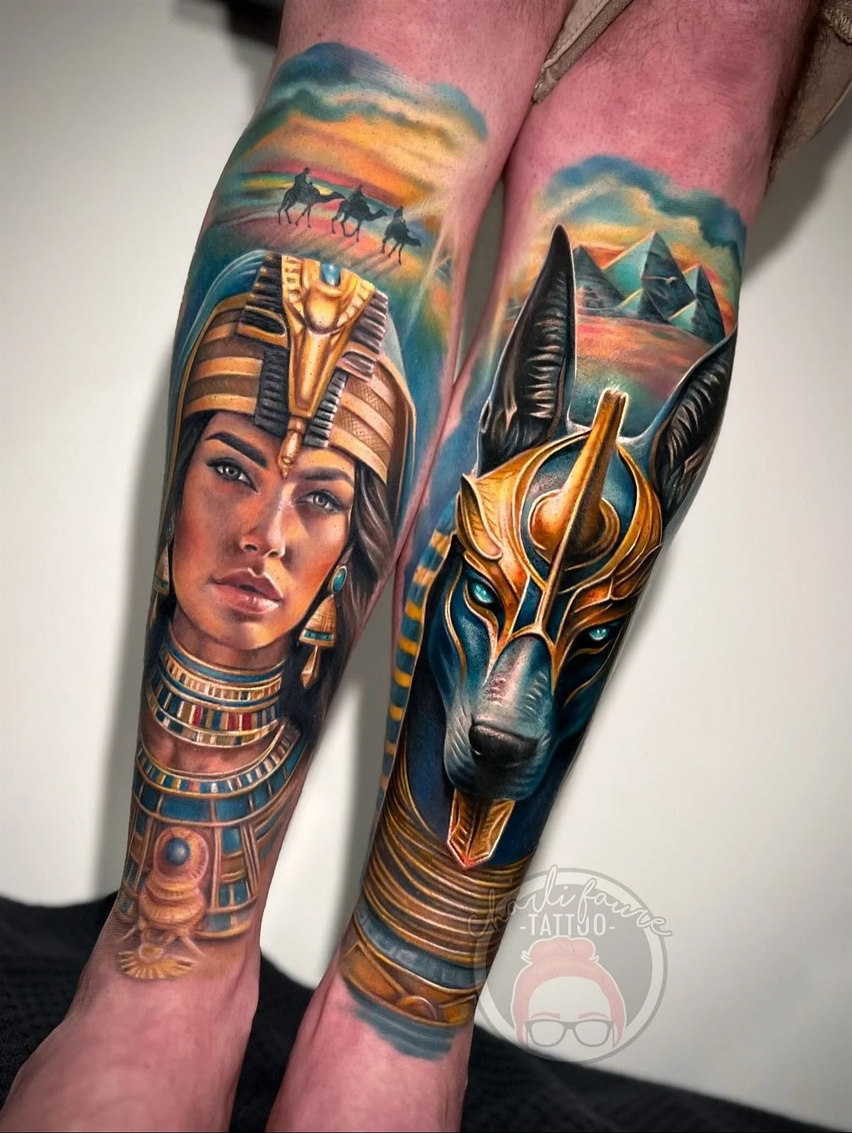 I can&rsquo;t begin to thank Alan enough for the trust and opportunity to make these tattoos for him. Talk about huge project for a first tattoo! 
I had so much fun with these tattoos and i&rsquo;m really looking forward to doing some more big colour