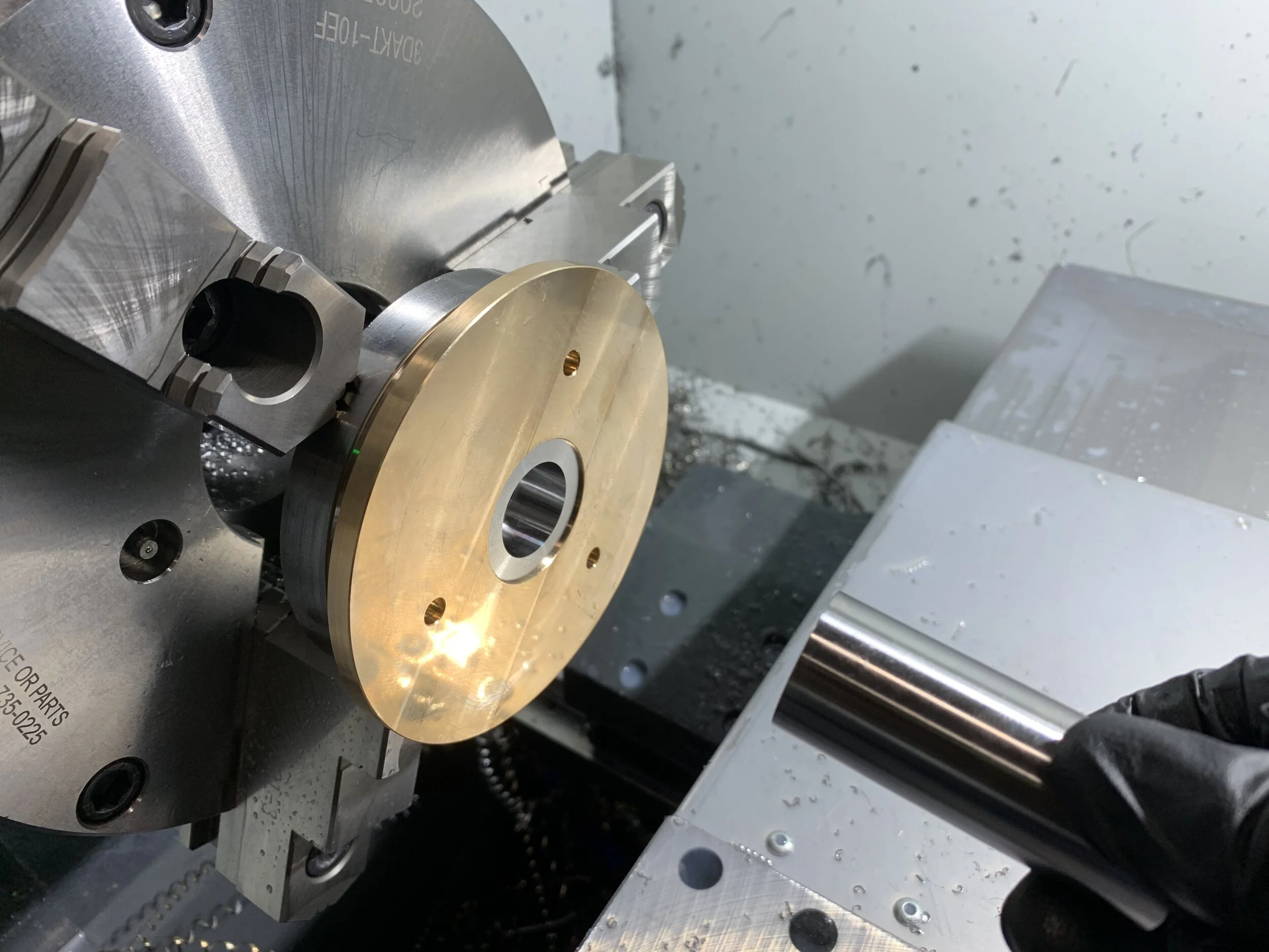 Printing Press Parts Rotary Emboss Alignment Plate.JPG