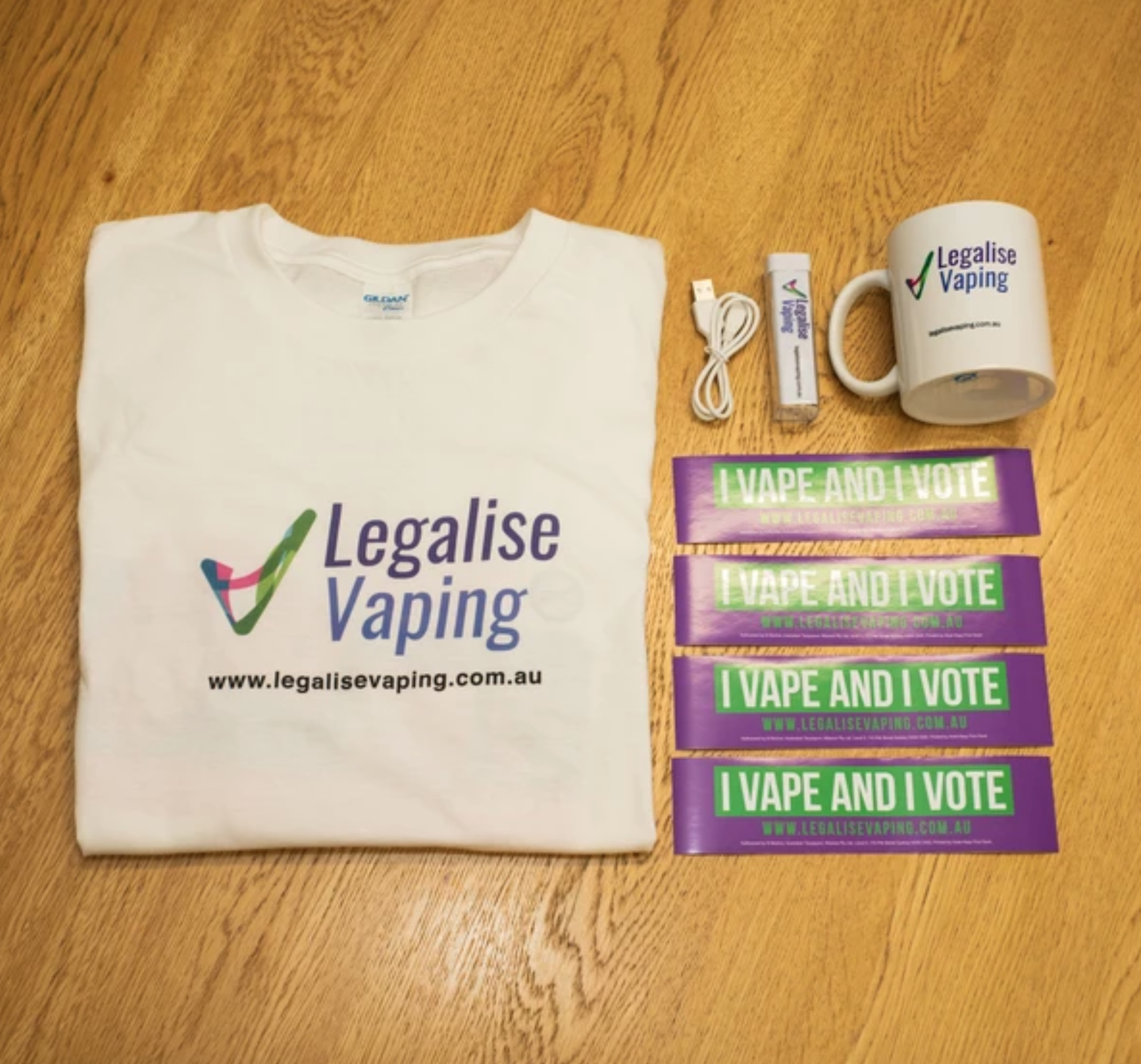 Legalise Vaping Merch Bundle Pack