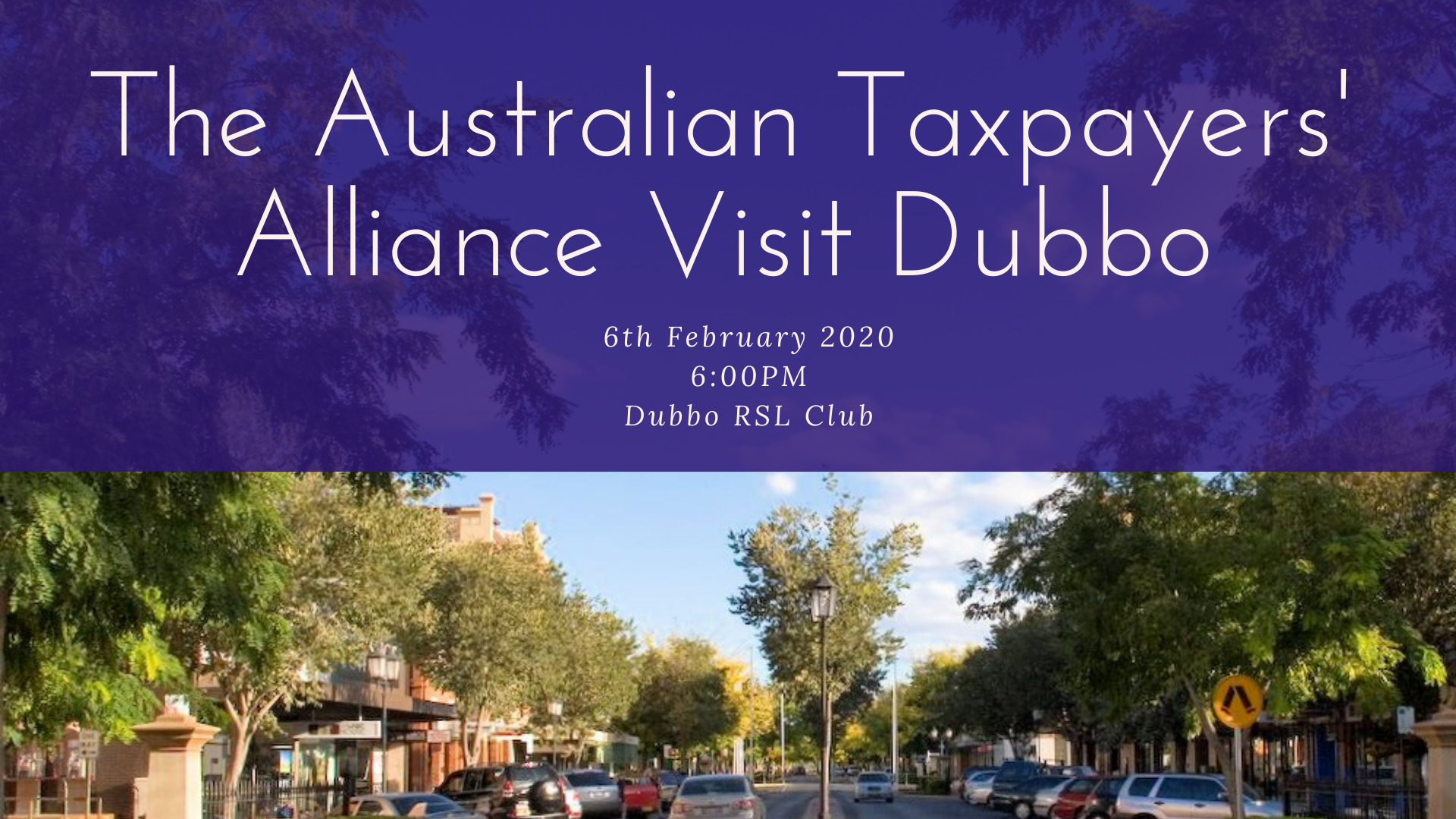 The Australian Taxpayers' Alliance Visit Dubbo