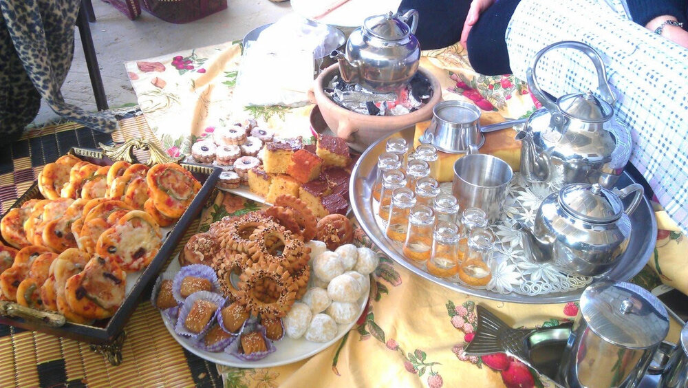 A delicious dusk feast prepared by Shahed's mum. Photo: Shahed Ezaydi/Lacuna Voices