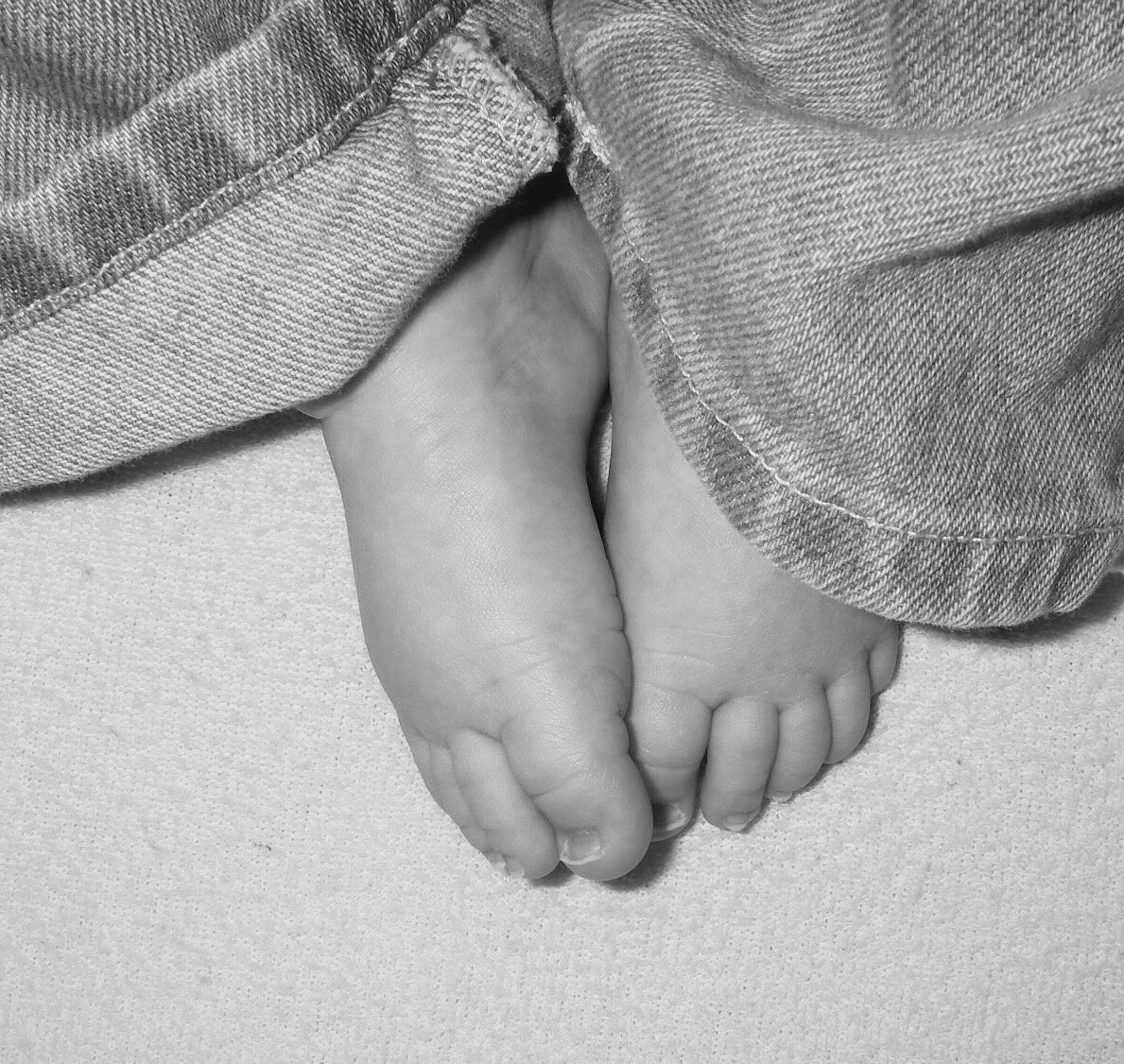 Baby Tilly's feet. Photo: Lorraine Gibson/Lacuna Voices
