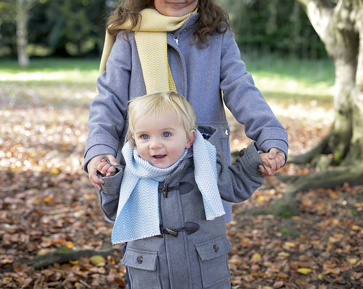 Adriana Homewares - Mummy and me scarf Kirkham Hydrangea RRP £25 adrianahomewares.com.jpg