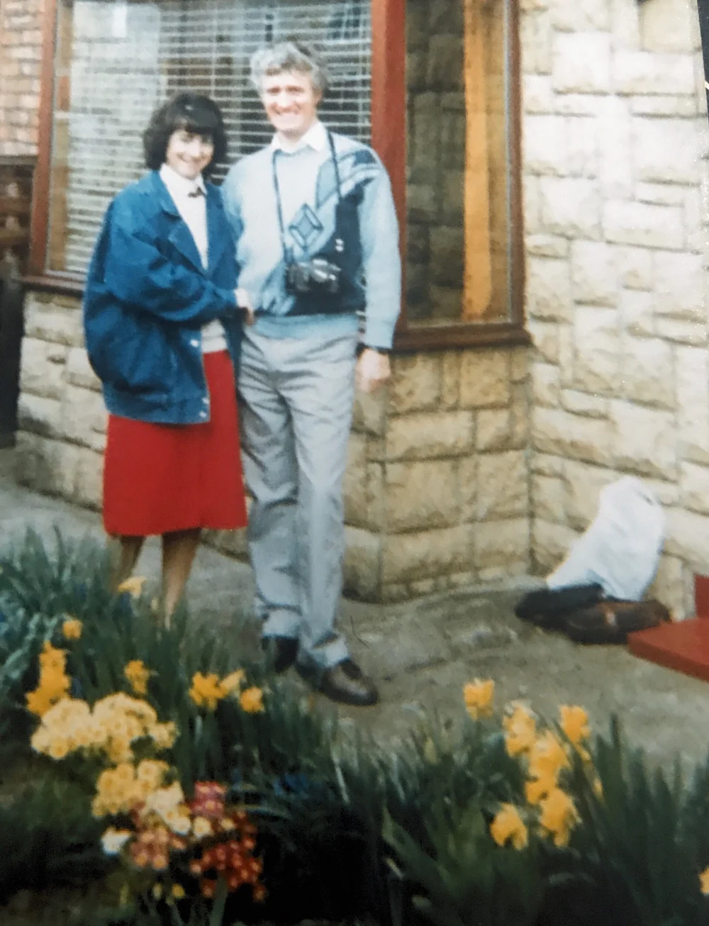 Rachel's happy mum and dad. Photo: Rachel Foster