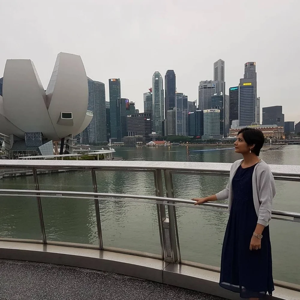 Gautami enjoying a trip to Singapore 
