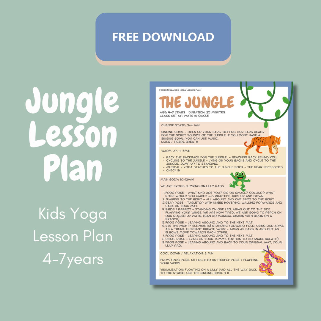 The Jungle Kids Yoga Lesson Plan