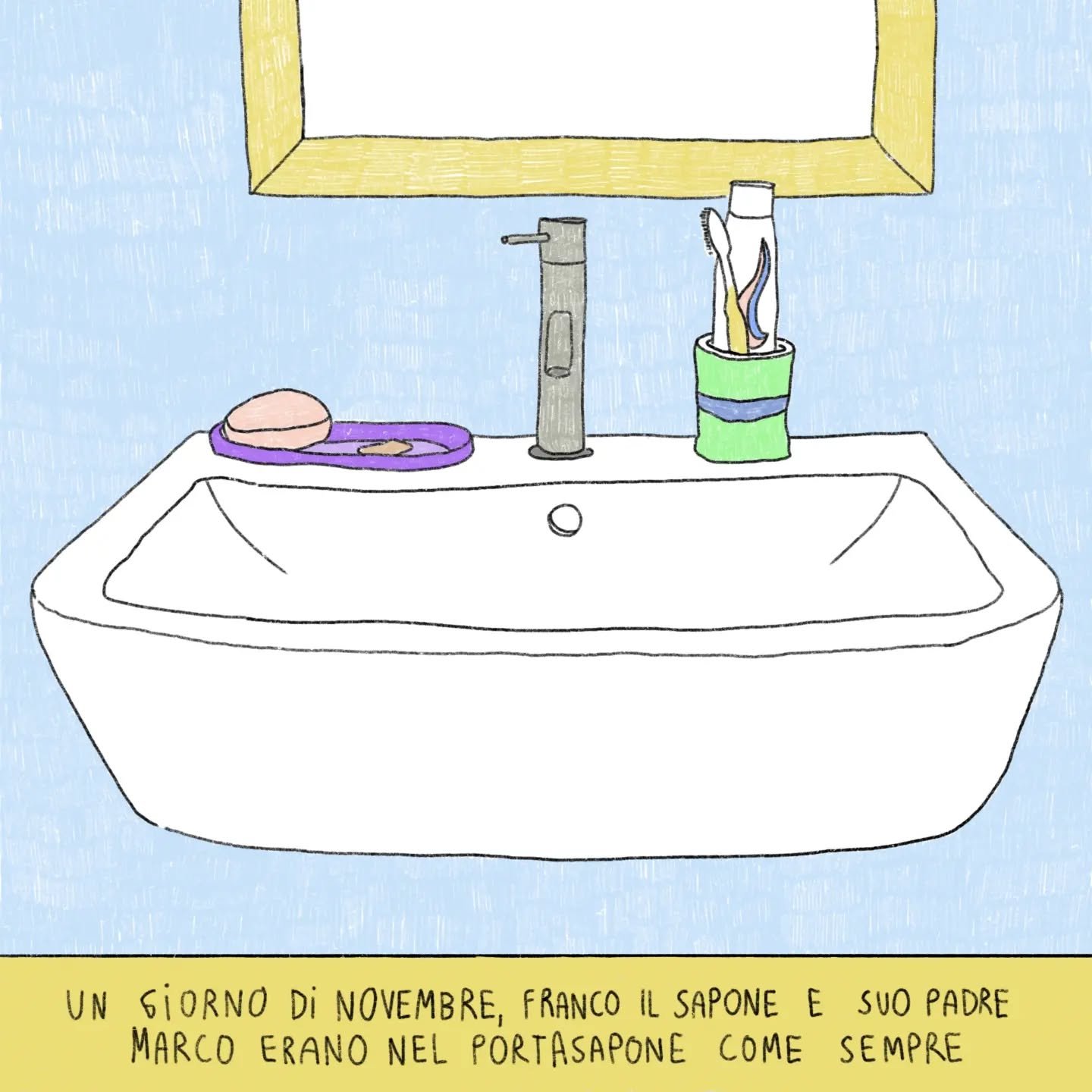 Qualche settimana fa &egrave; uscita su @snaporazonline una mia storia illustrata che si chiama Marco e Franco. 

Per chi non avesse avuto il tempo di leggerla l&agrave;, eccola qui.

Grazie infinite a @reillustracose e Snaporaz per questa bella occa