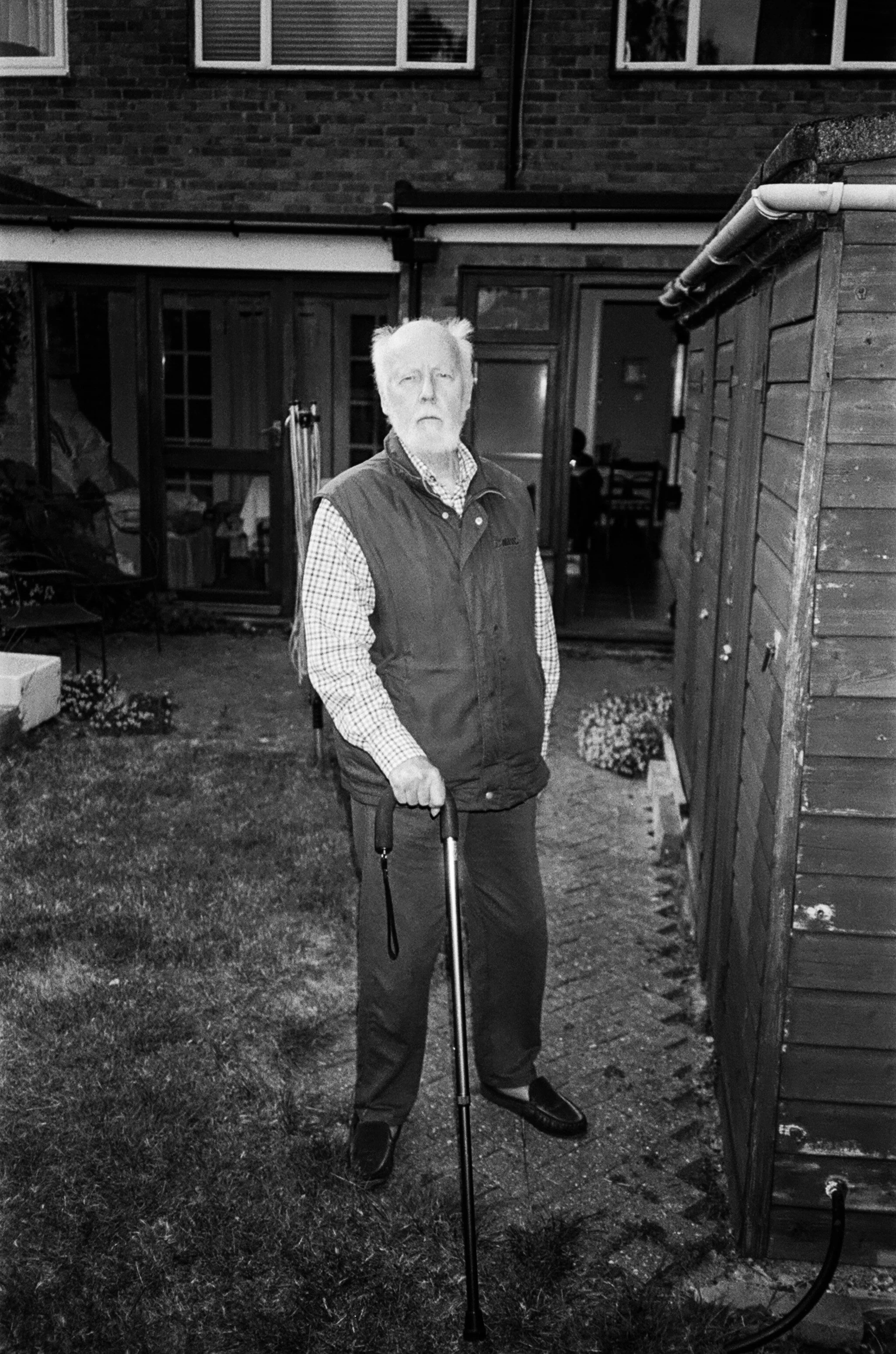 Grandad, Barn Mead, walking stick