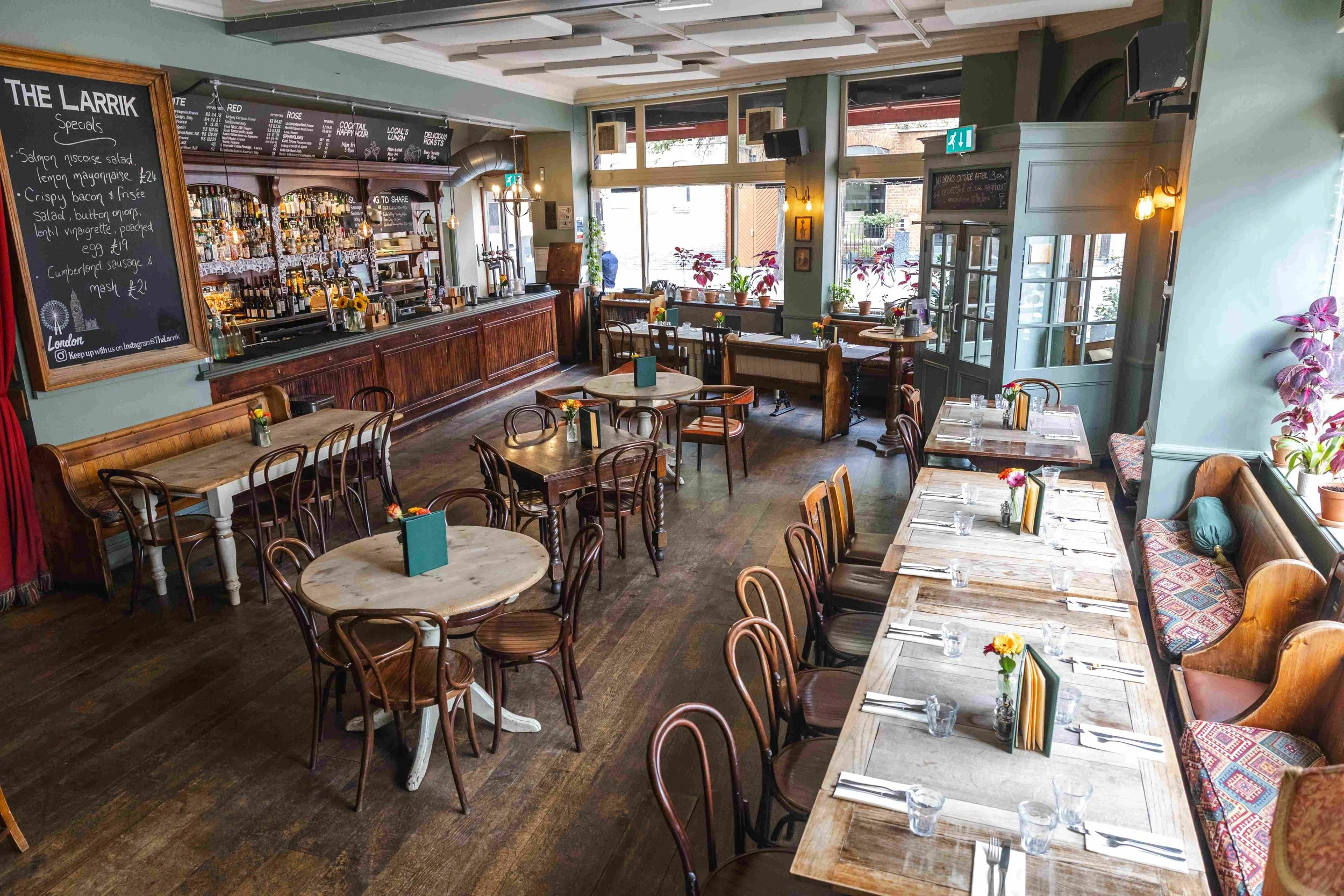best pub for group bookings in Marylebone
