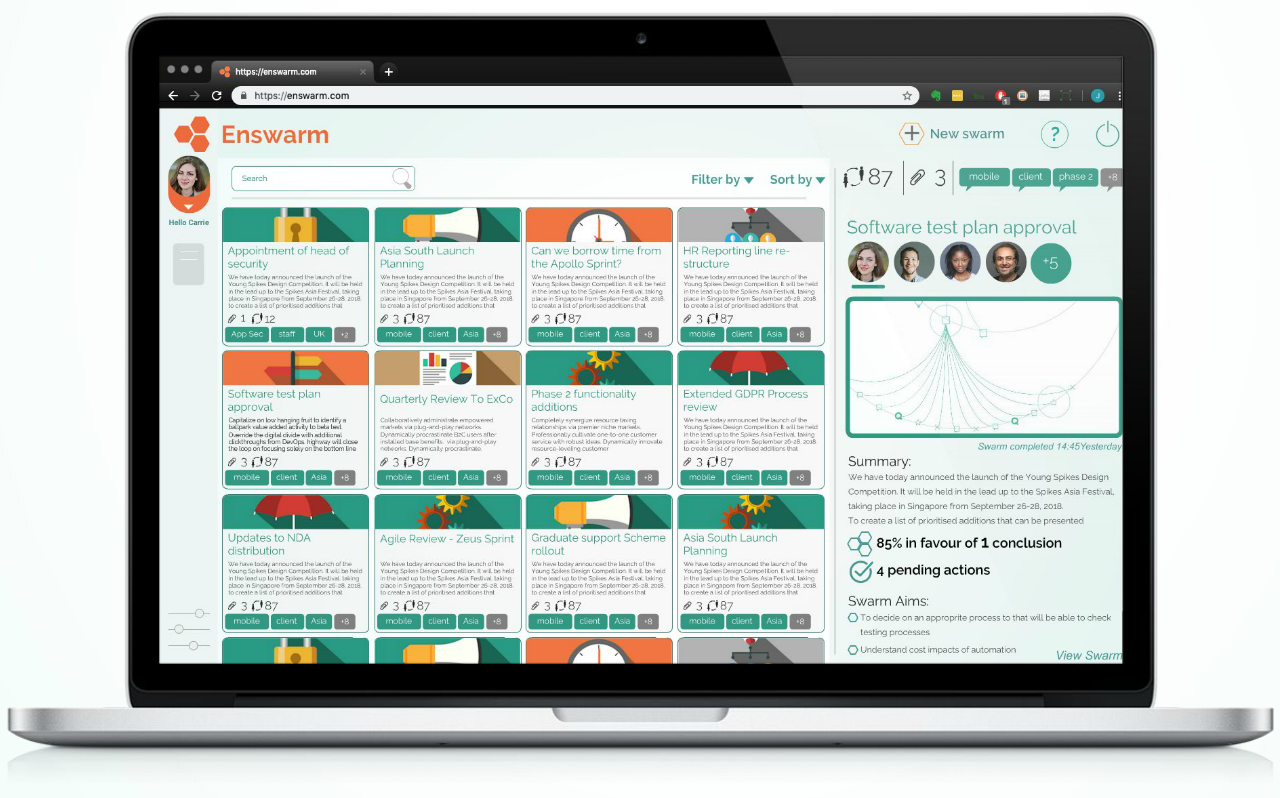 No more out of date company knowledge bases! - Our Knowledge base interface