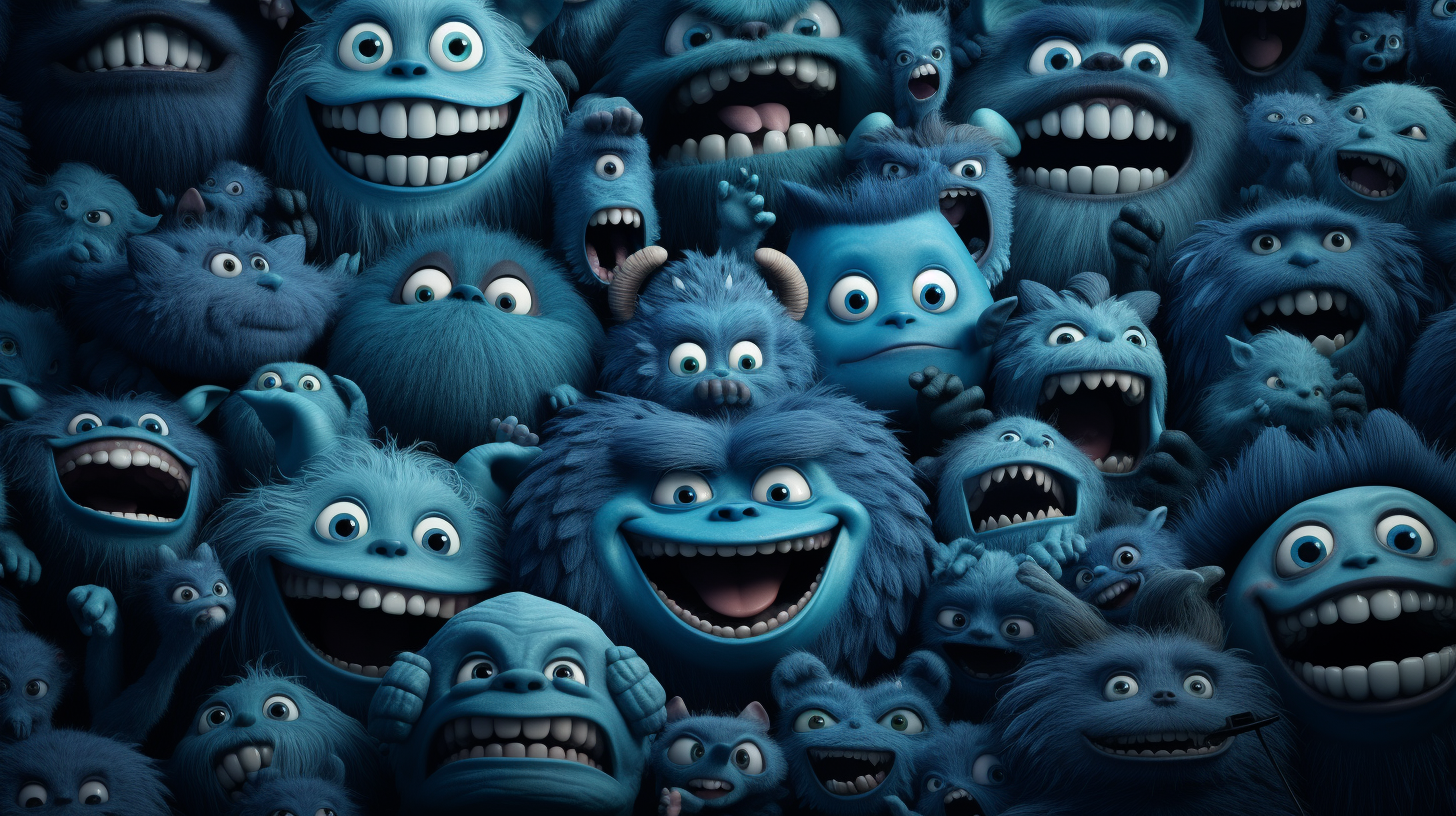 7. Wife: No, I know, but I have seen a video with a blue monster!